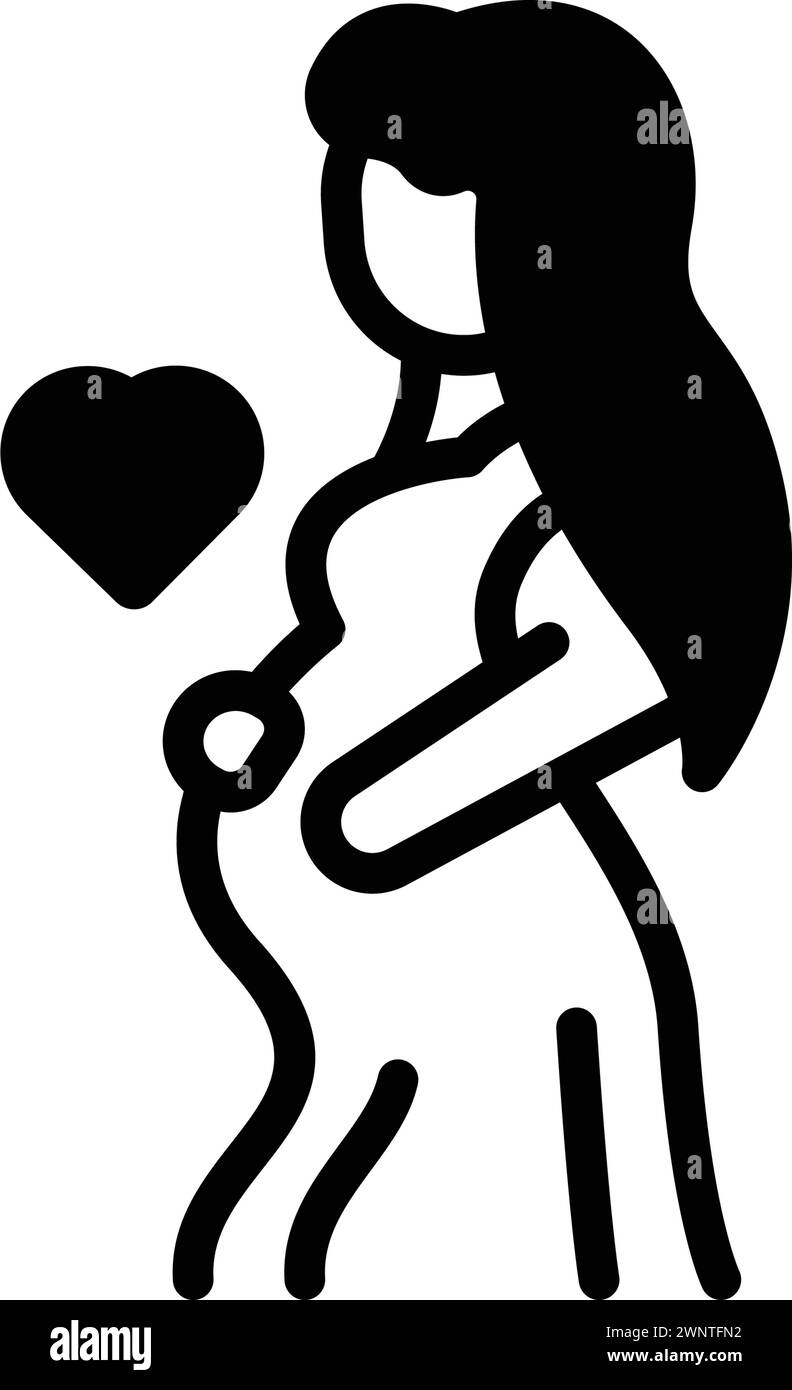 Icône pour maternité Illustration de Vecteur