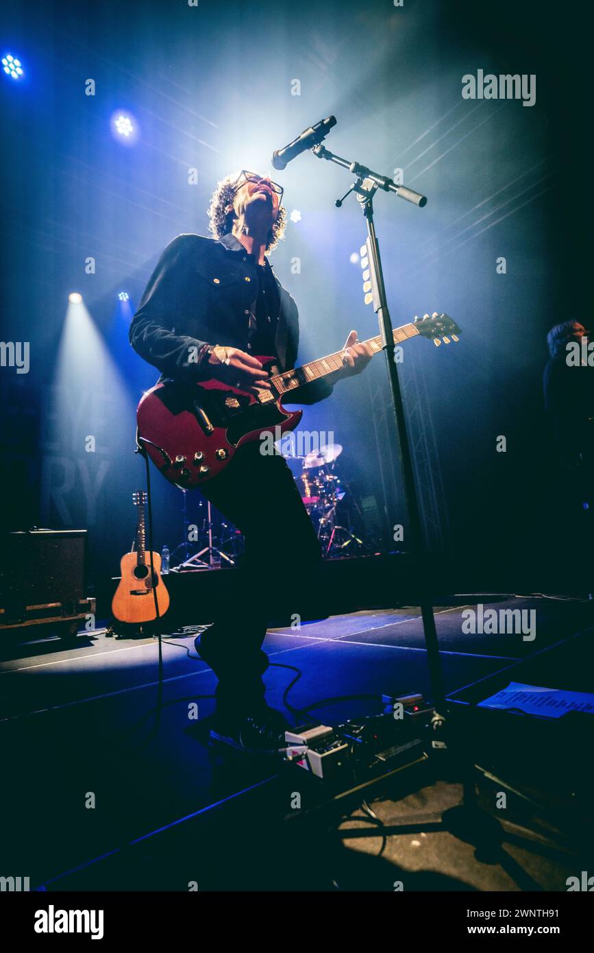 Malmo, Suédois. 02 mars 2024. La chanteuse et musicienne suédoise Eagle-Eye Cherry donne un concert au Slagthuset à Malmo. (Crédit photo : Gonzales photo - Joe Miller). Banque D'Images