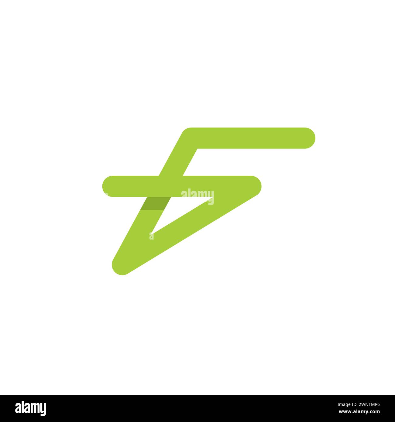 Logo FG. Icône lettre G. Illustration de Vecteur