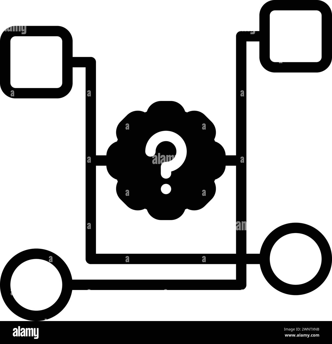 Icône pour cause,raison Illustration de Vecteur