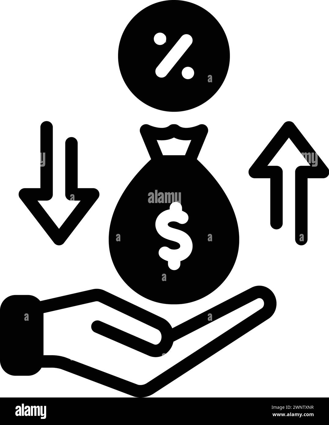 Icône pour prêteur, créancier Illustration de Vecteur