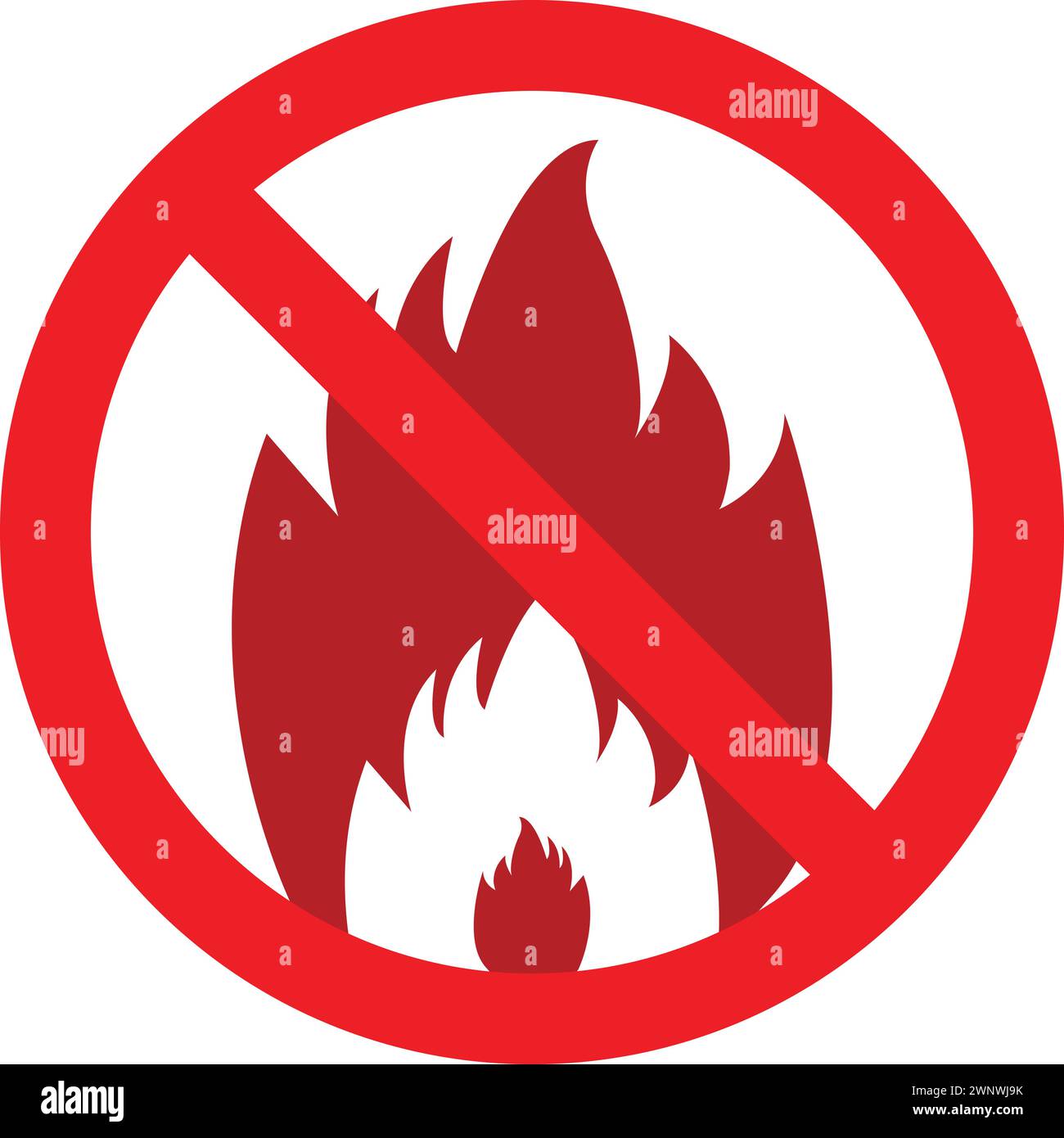 Icône de couleur résistante au feu, protection contre l'incendie, bouclier anti-incendie, icône de sécurité incendie, système d'extinction d'incendie, panneau anti-incendie Illustration de Vecteur