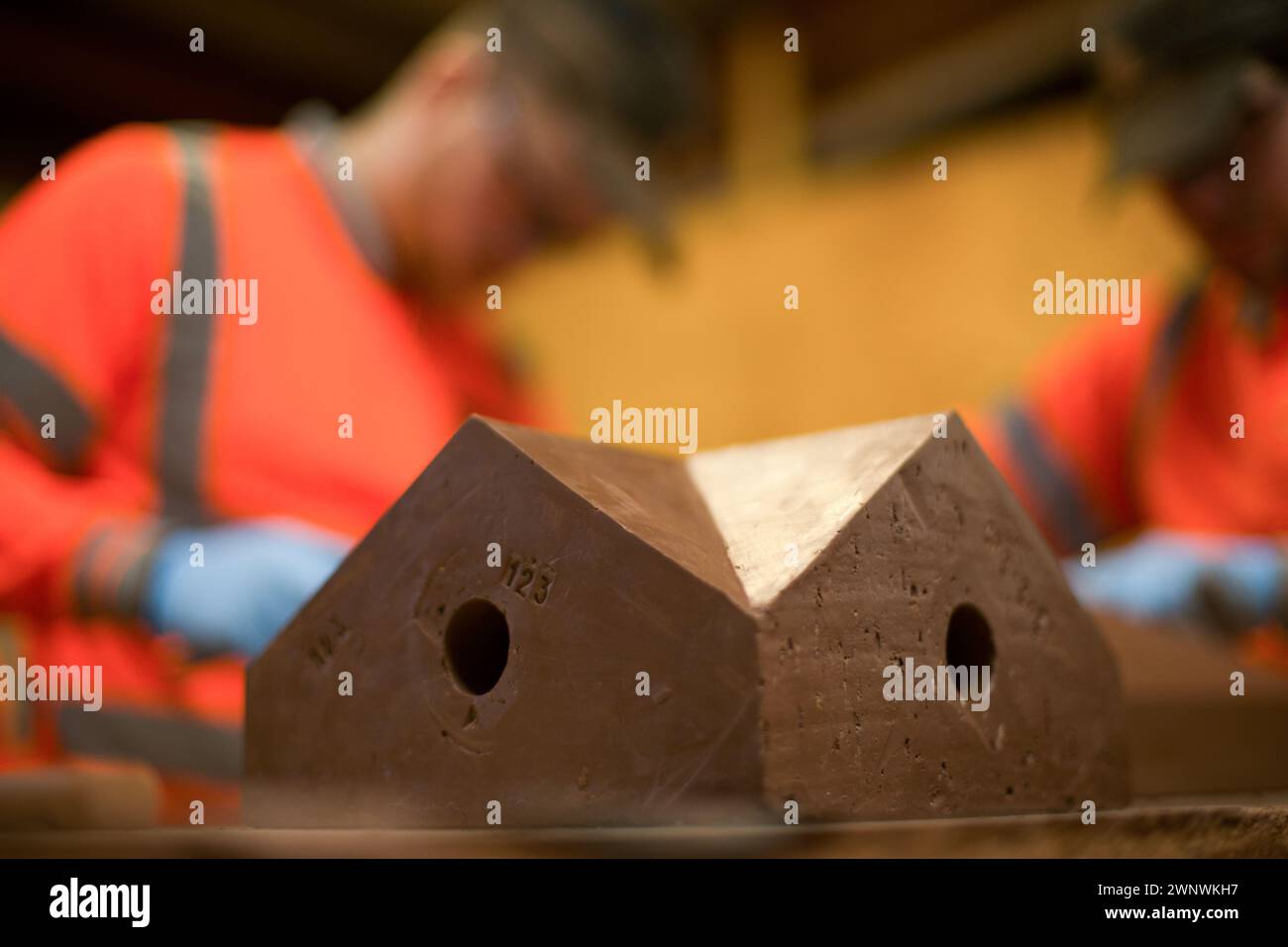 01/02/16 Cradley Special Brick Company, Cradley, West Midlands, Royaume-Uni. Banque D'Images