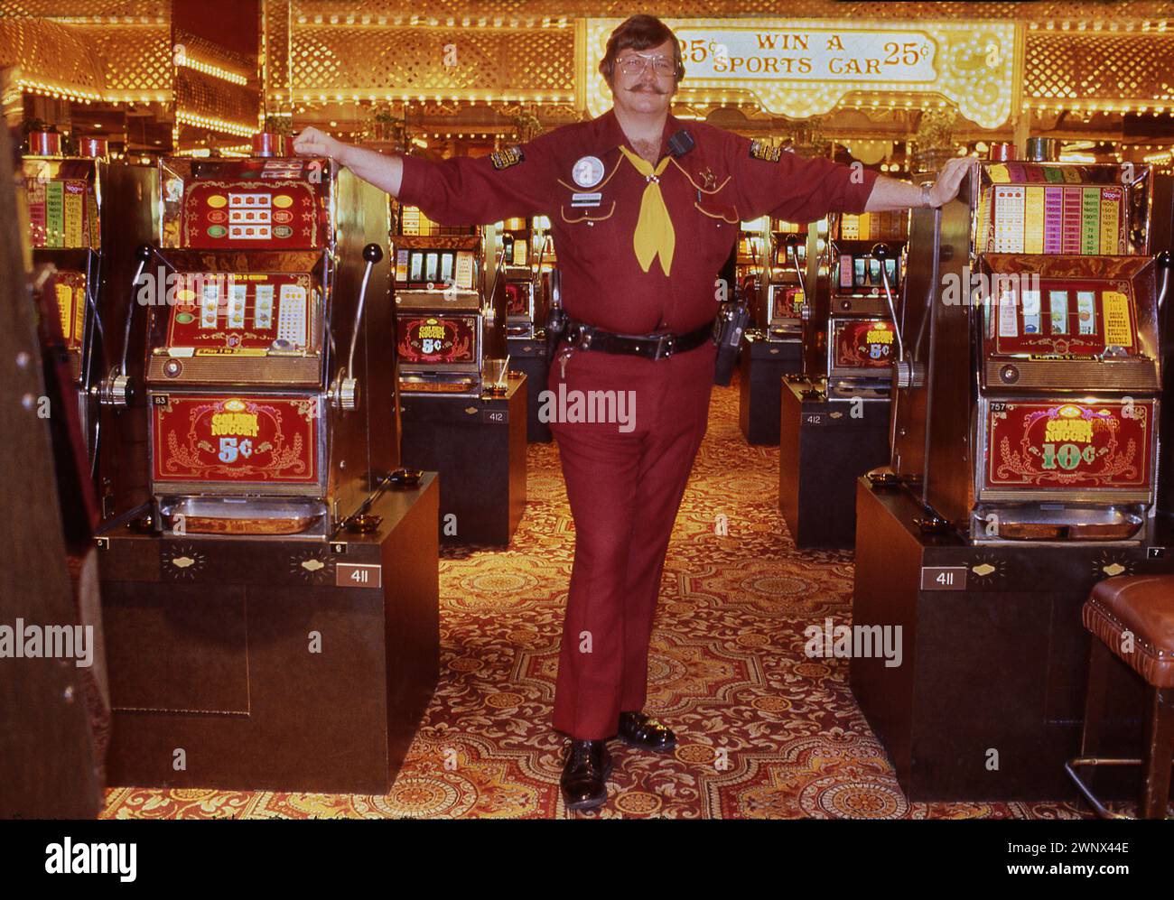 Le Golden Nugget Casino dans la vieille ville de Las Vegas Nevada USA en 1981 Banque D'Images