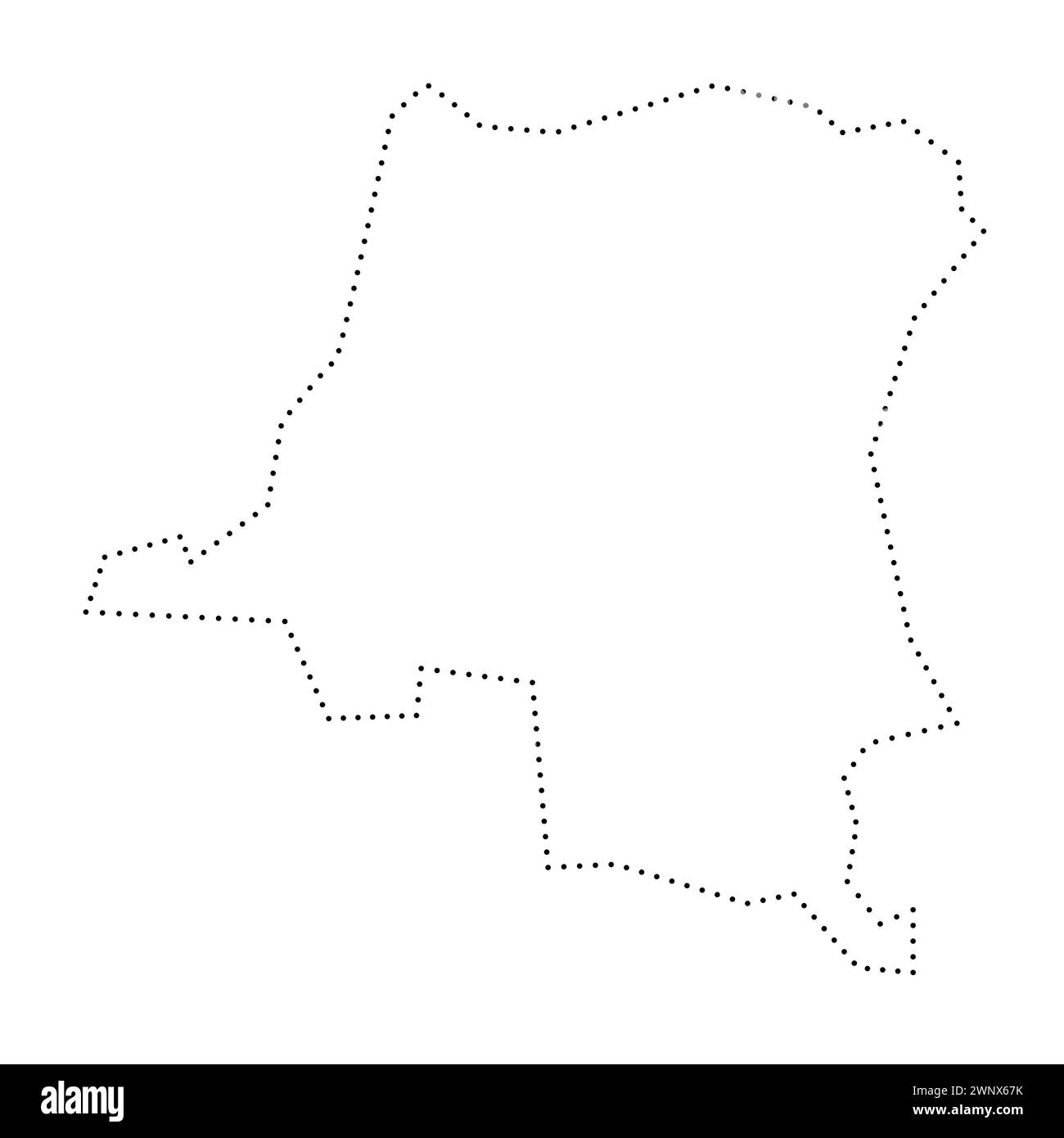 République démocratique du Congo carte simplifiée du pays. Contour en pointillés noirs. Icône vectorielle simple. Illustration de Vecteur République démocratique du Congo carte simplifiée du pays. Contour en pointillés noirs. Icône vectorielle simple. Illustration de Vecteur