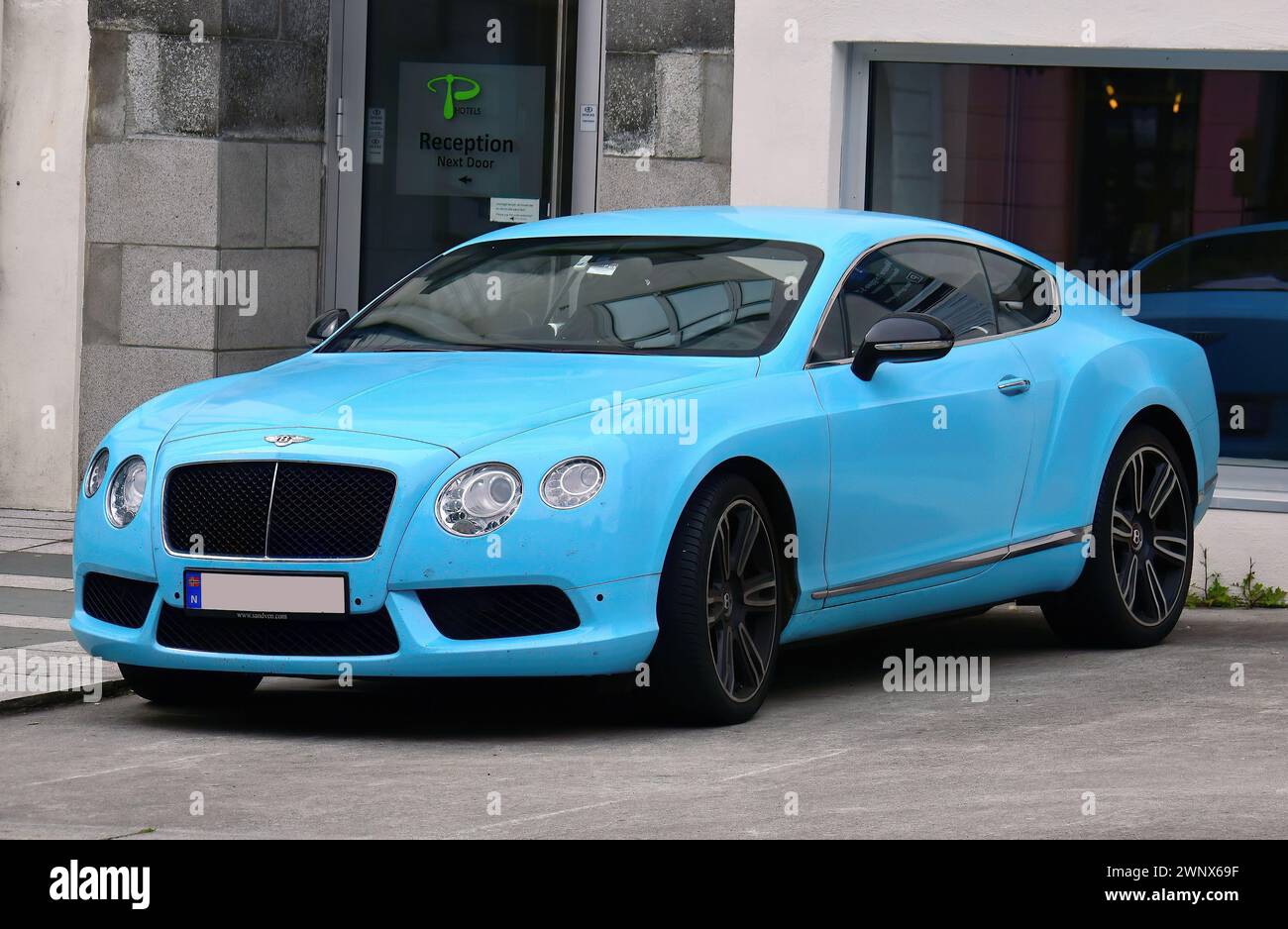 Bentley Continental GT Speed, voiture de tourisme, coupé fastback 2 portes, Suède, Europe Banque D'Images