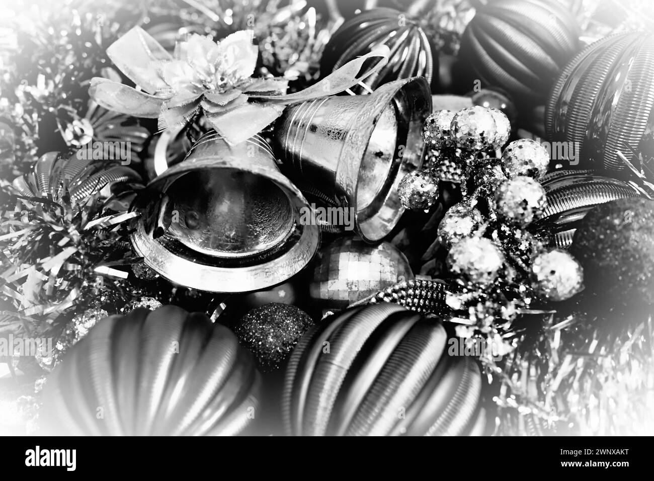 Joyeux 2025 Banque d'images noir et blanc - Alamy