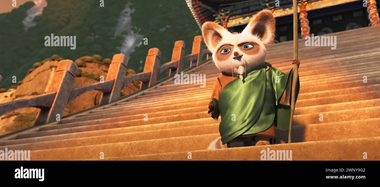 KUNG Fu PANDA 4, Shifu (voix Dustin Hoffman), 2024. © DreamWorks animation / avec l