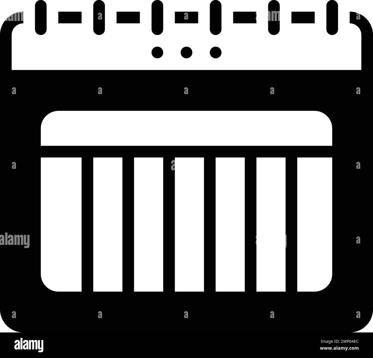 Icône pour semaine, week-end Illustration de Vecteur