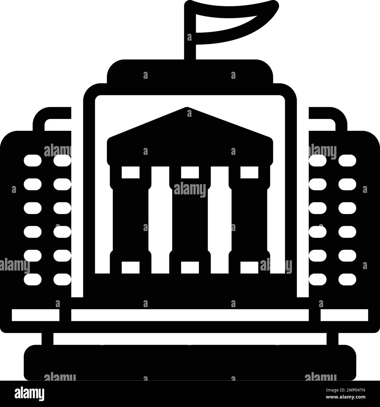 Icône pour les ministères, ministère Illustration de Vecteur