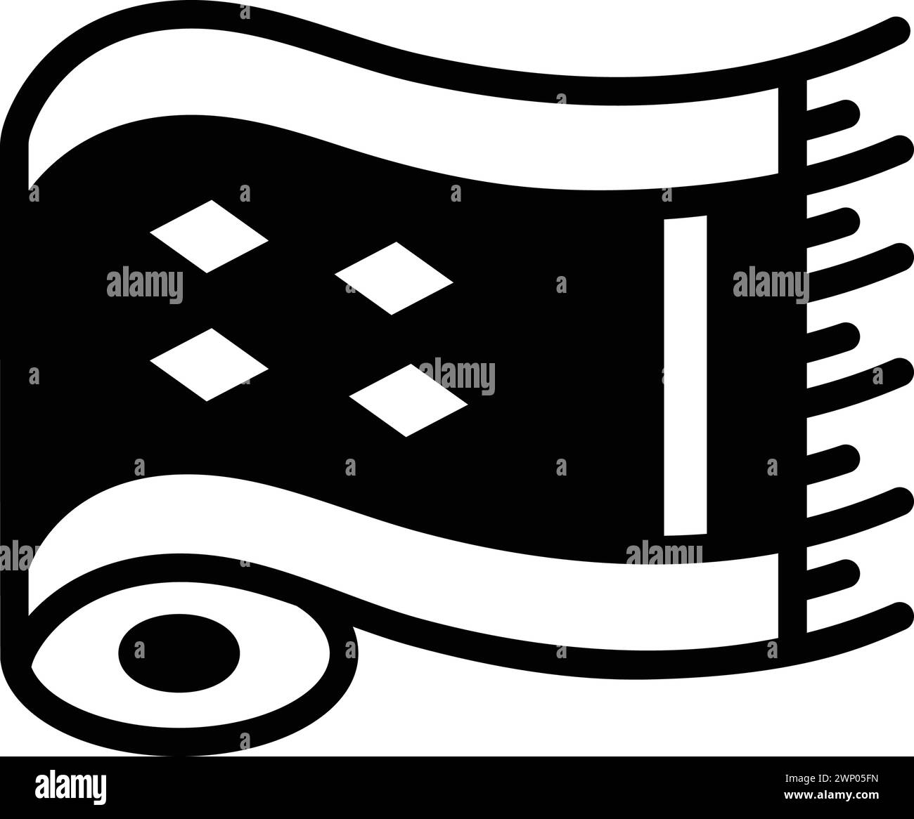 Icône pour tapis, tapis Illustration de Vecteur