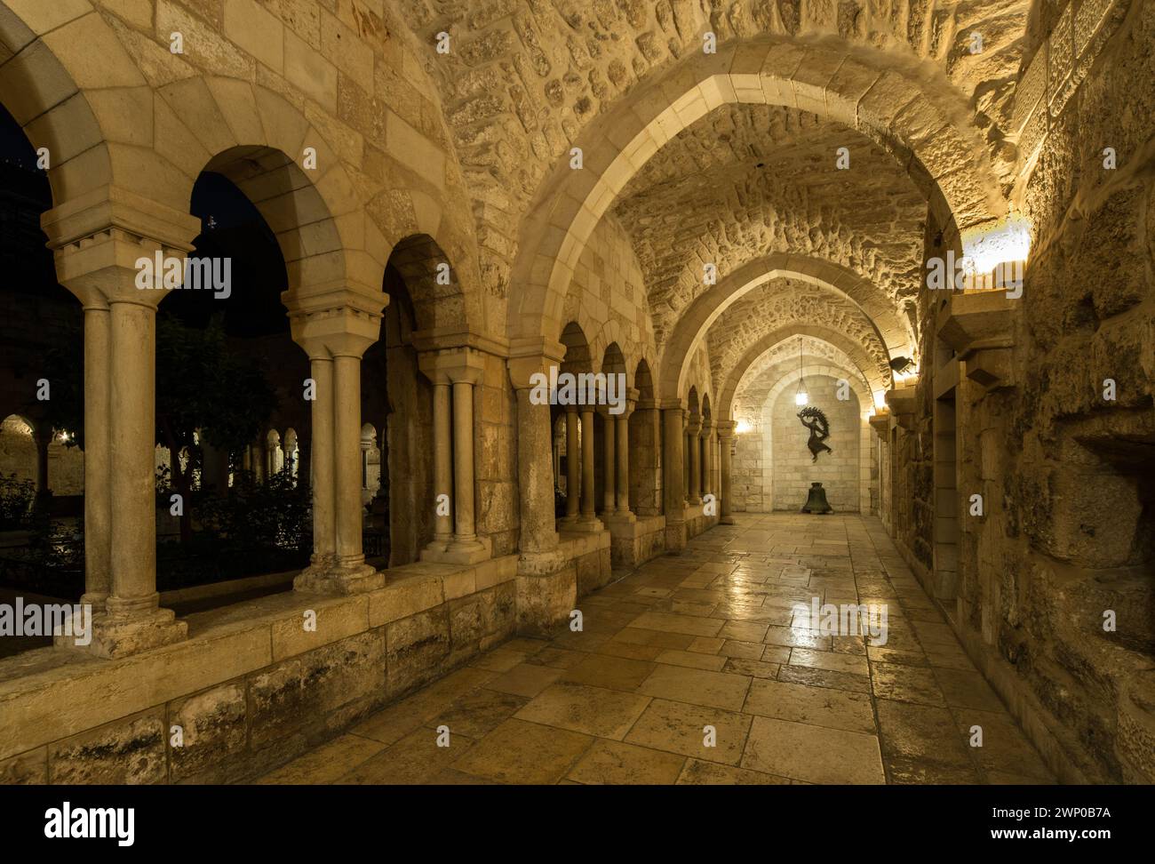 Église Sainte-Catherine, Bethléem, Cisjordanie, Palestine Banque D'Images