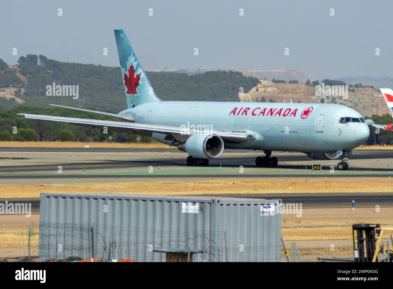 Avion cargo Boeing 767 de la compagnie aérienne Air Canada Banque D'Images