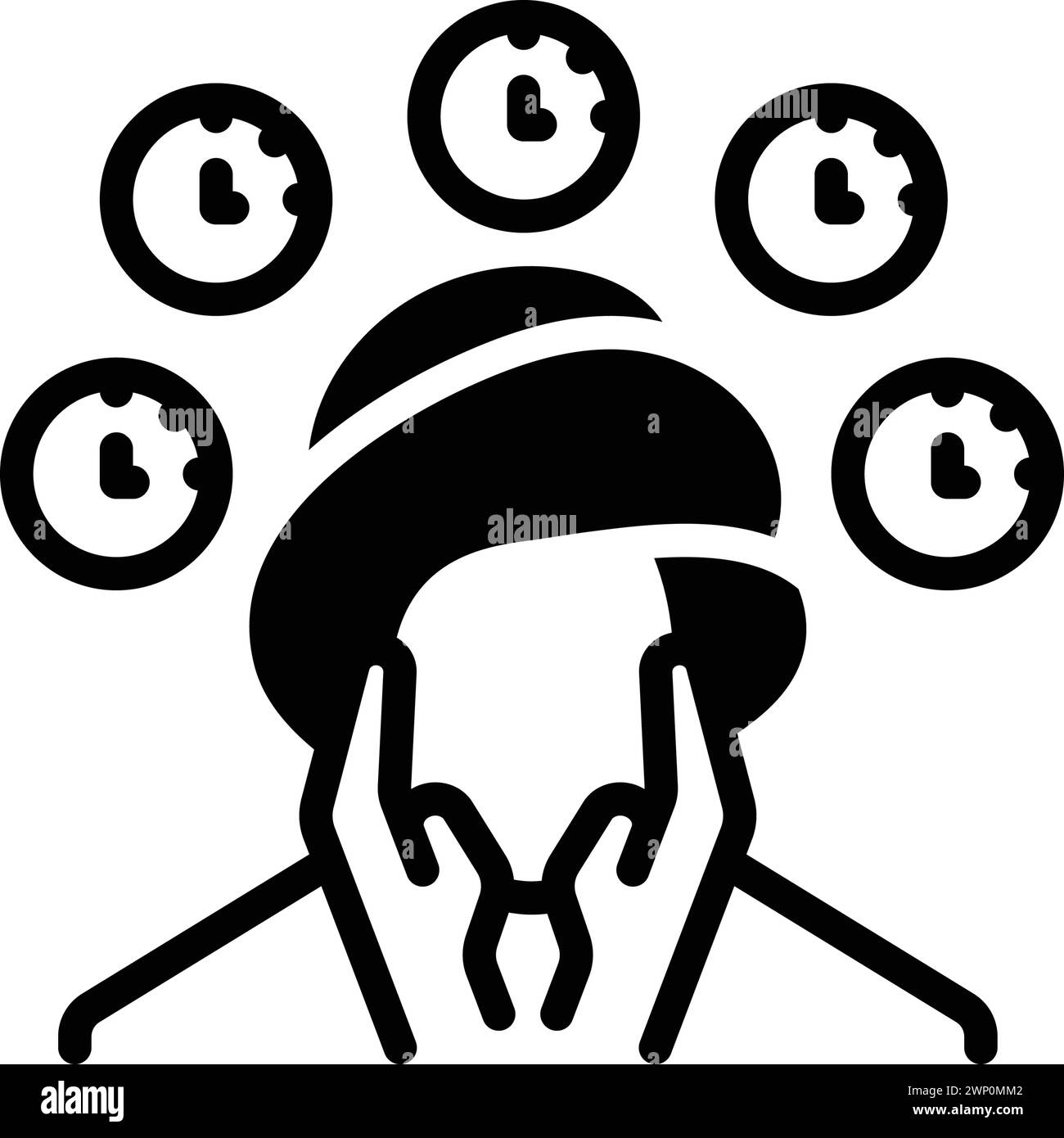 Icône pour la routine de soins personnels, soins personnels Illustration de Vecteur