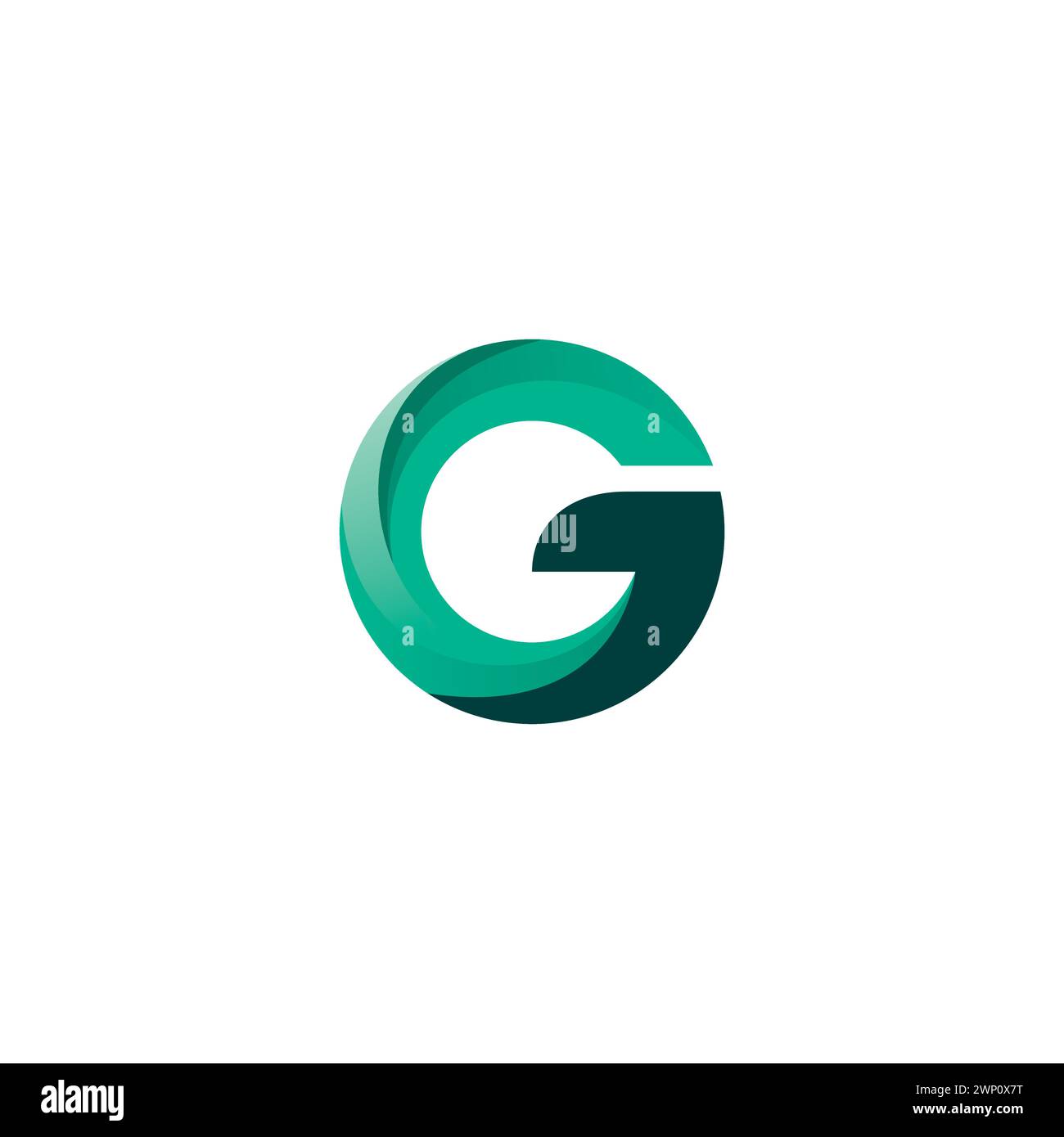 Logo G Design moderne. Vecteur d'icône lettre G. Illustration de Vecteur