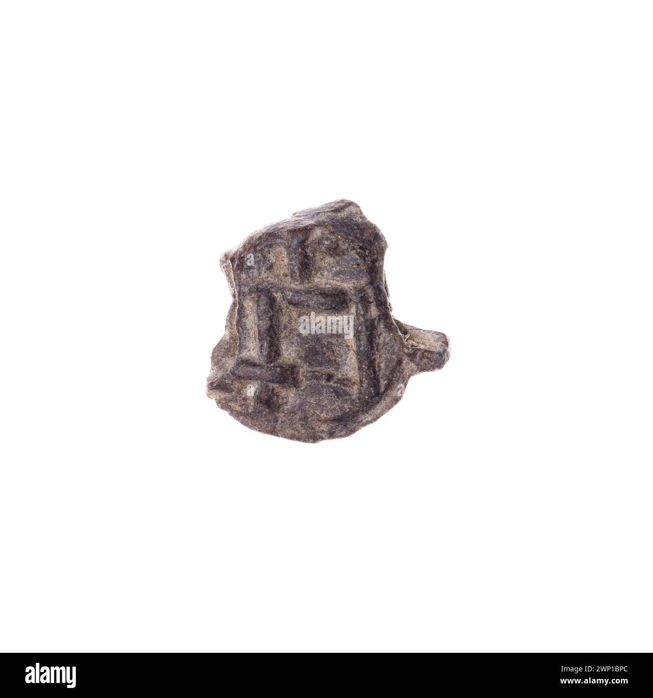 Les sceaux drohiczy des XIe au XIIIe siècles ont été appliqués aux documents officiels, aux douanes et aux guildes, avec des croix et des lettres servant de repères à l'autorité administrative et commerciale. Banque D'Images