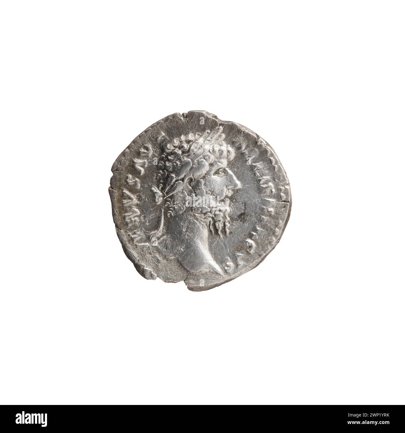 Denarius ; Lucius Werus (130-169, empereur romain 161-169) ; 164-165 (164-00-00-165-00-00); Banque D'Images