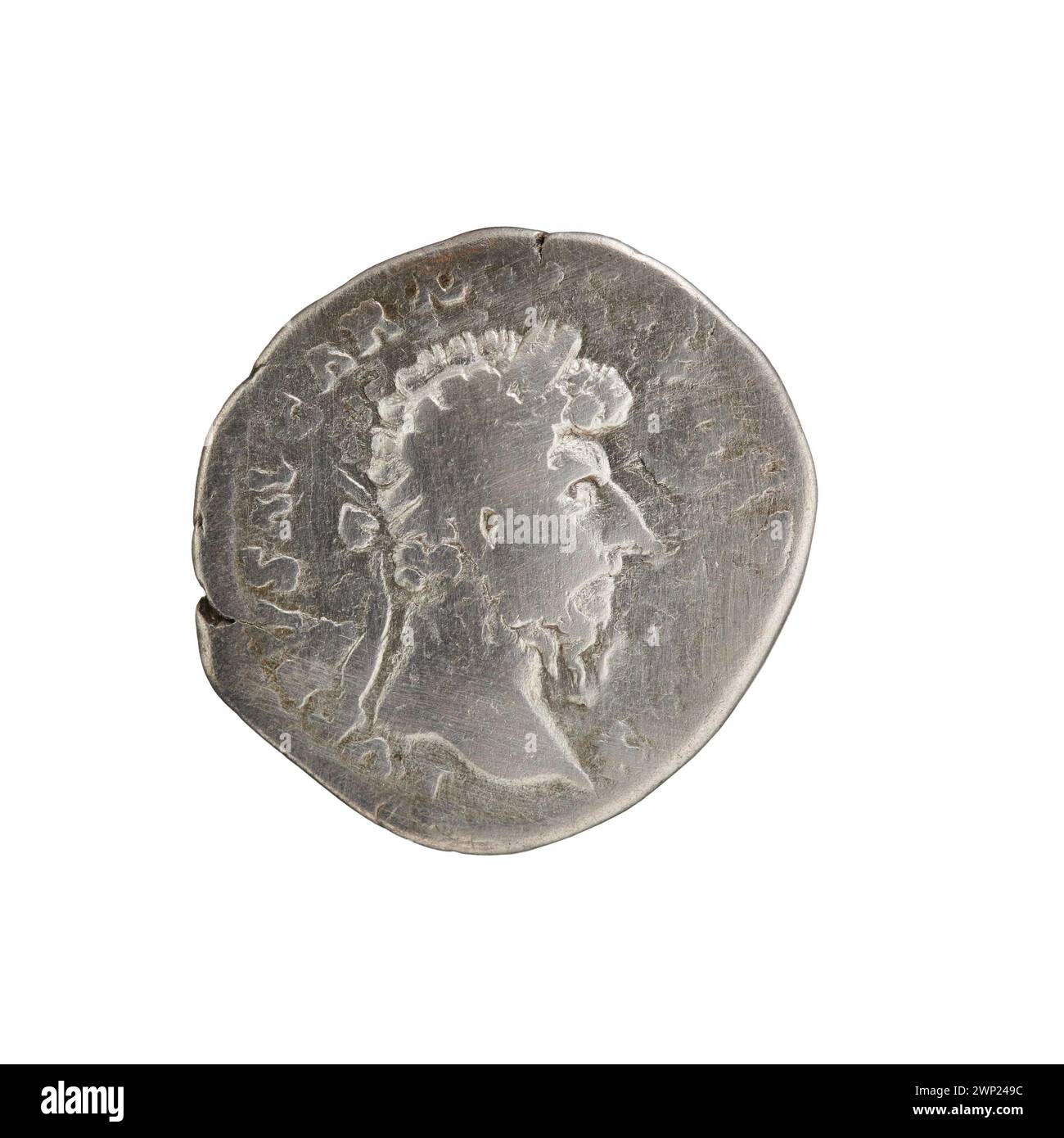 Denarius ; Lucius Werus (130-169, empereur romain 161-169) ; 166 (166-00-00-166-00-00); Banque D'Images