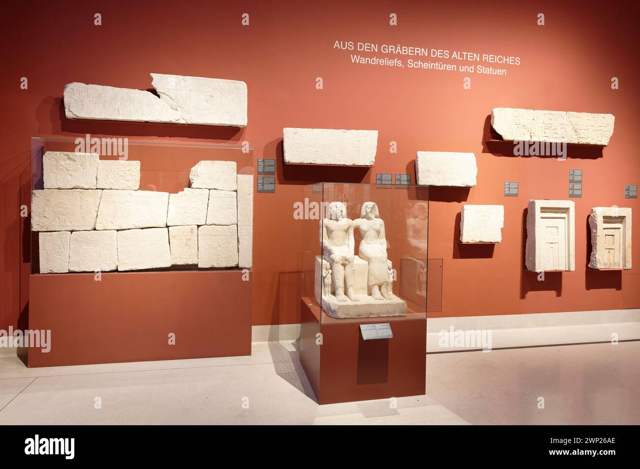 Vienne, Autriche. Collection égypto-orientale du Musée d'histoire de l'art de Vienne (KHM). Des tombes de l'ancien empire Banque D'Images
