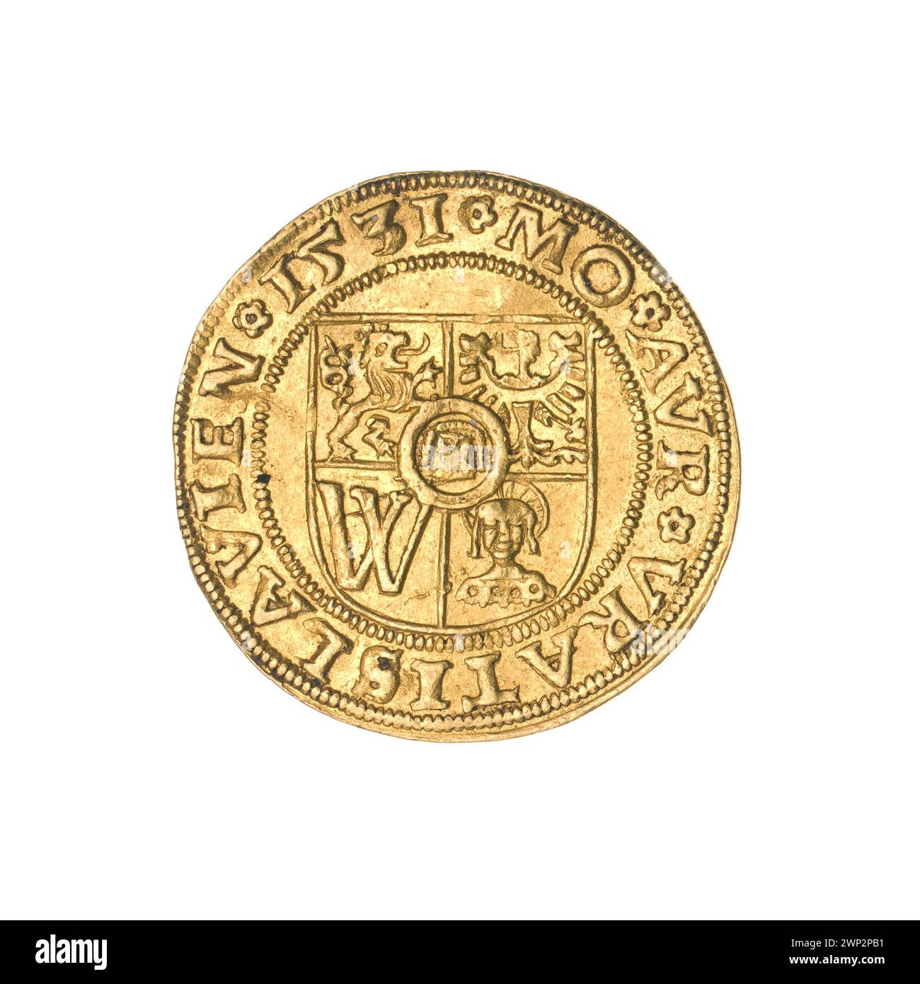 Ducat ; Ferdinand I (empereur germano-romain ; 1556-1564) ; 1531 (1531-00-00-1531-00-00) ; Wacław (tenu Banque D'Images