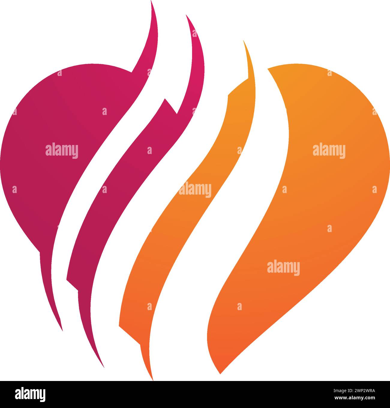 Feu flamme Modèle Logo Icône vecteur Pétrole, gaz et énergie concept logo Illustration de Vecteur
