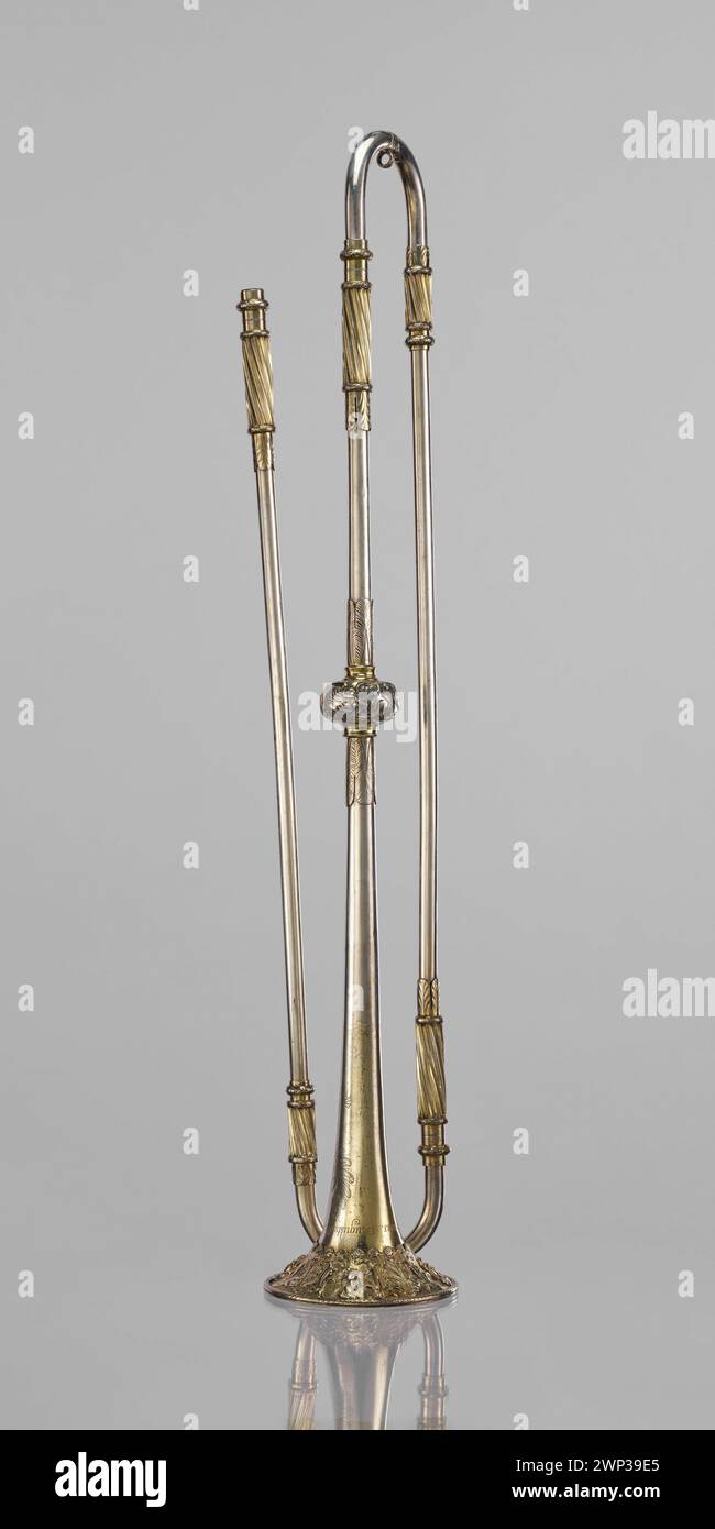 Une fanfare de la cour d'août III de Christian Friedrich Riedel, datée de 1745, représentant la tradition musicale de la cour européenne du XVIIIe siècle. Banque D'Images