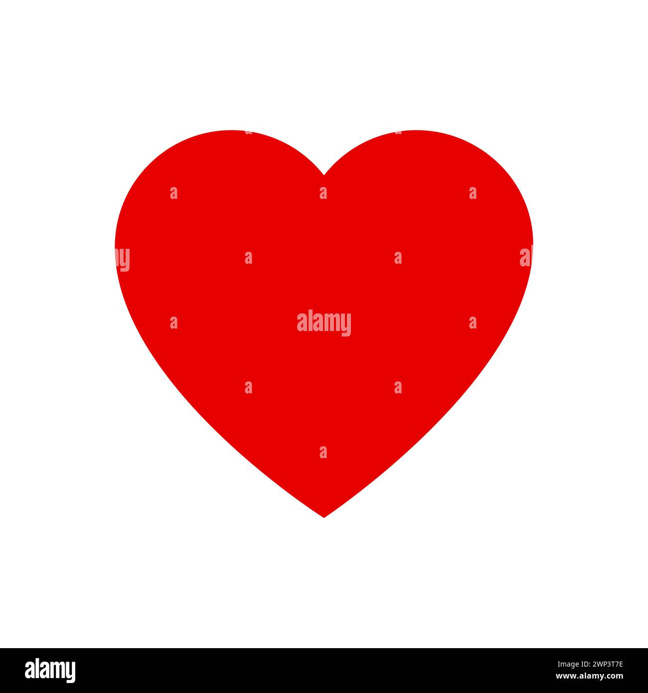 Cœur rouge. Fond romantique. Joyeux fond de saint-valentin. Illustration vectorielle. image de stock. SPE 10. Illustration de Vecteur