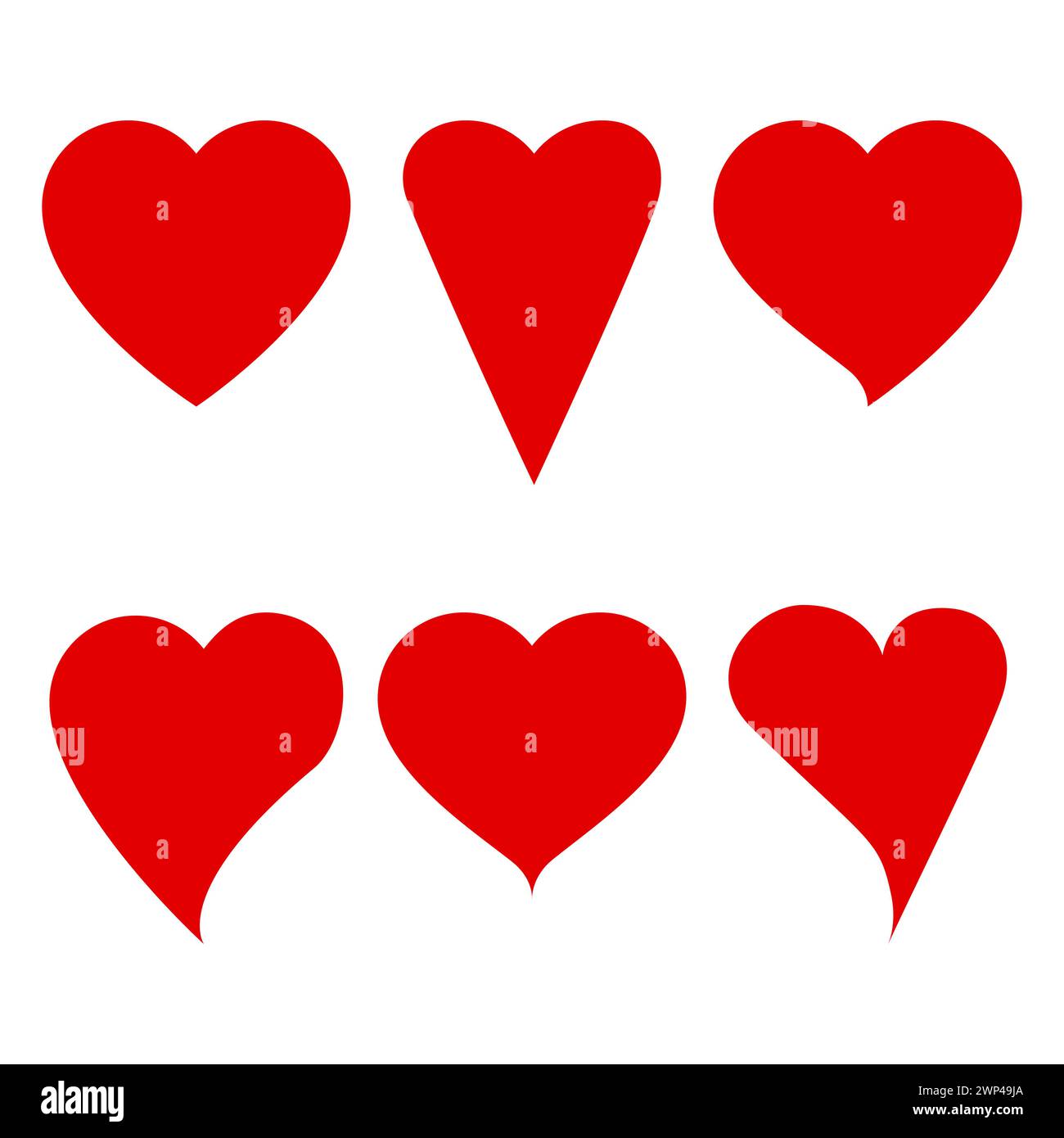 Cœur rouge. Fond romantique. Joyeux fond de saint-valentin. Illustration vectorielle. image de stock. SPE 10. Illustration de Vecteur