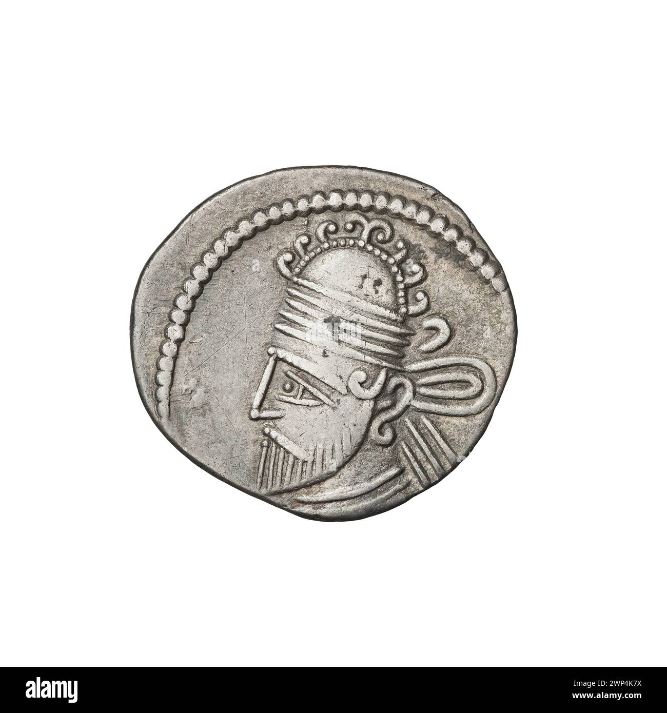 Drachme ; Wologazes II (77-80) ; 77-80 (55-00-00-58-00-00); Banque D'Images