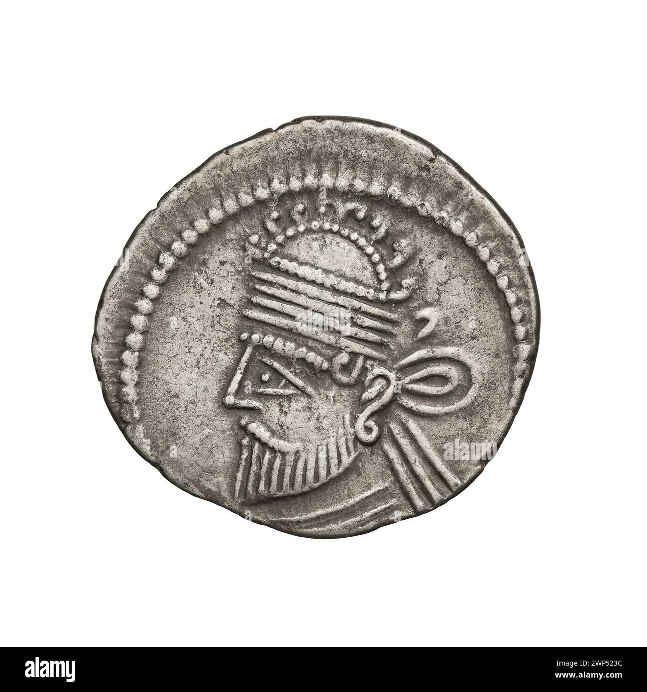 Drachme ; Wologazes II (77-80) ; 77-80 (55-00-00-58-00-00); Banque D'Images