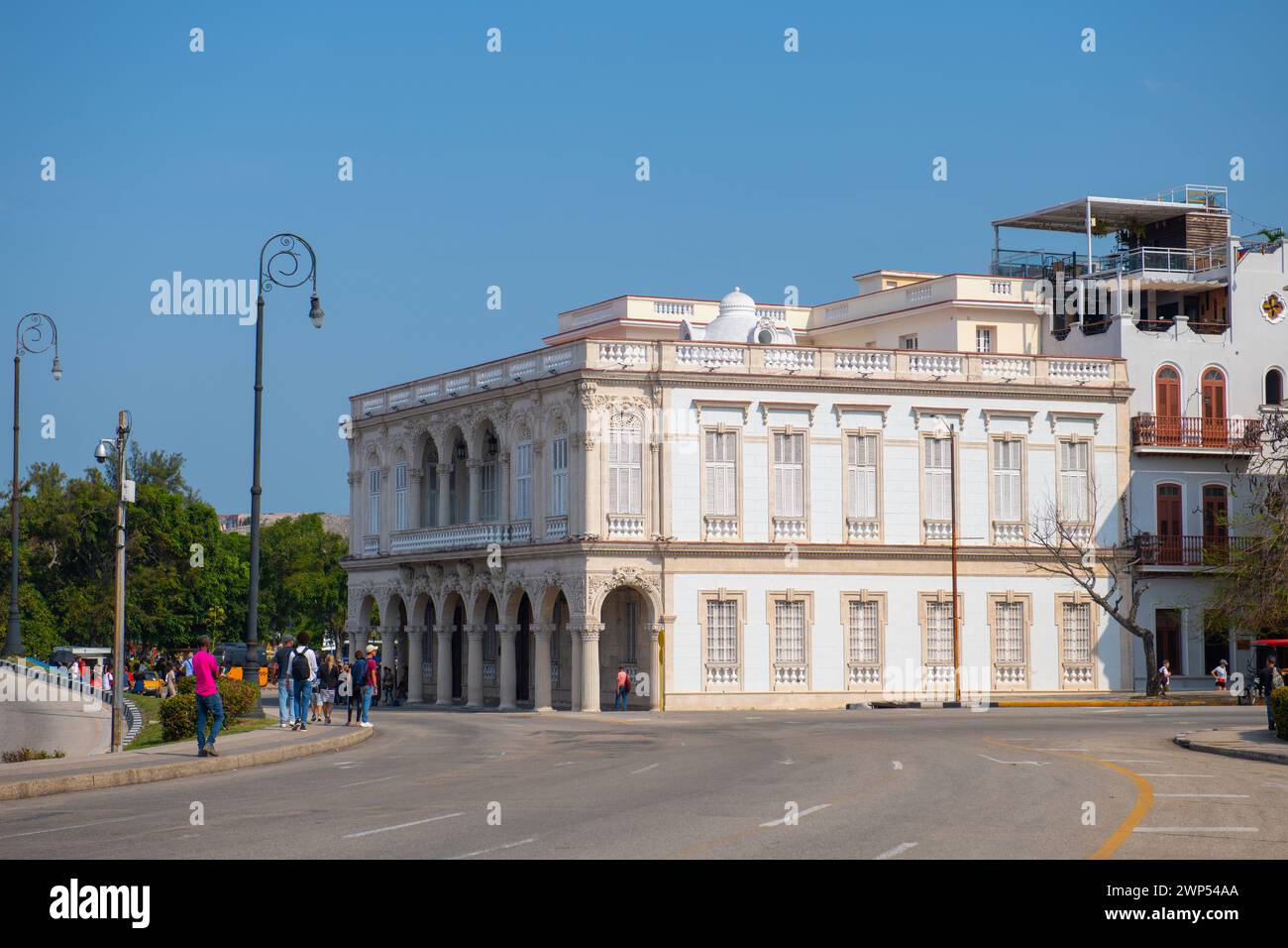 Musée national de la musique (Museo Nacional de la Musica) dans la vieille Havane (la Habana Vieja), Cuba. La vieille Havane est un site du patrimoine mondial. Banque D'Images