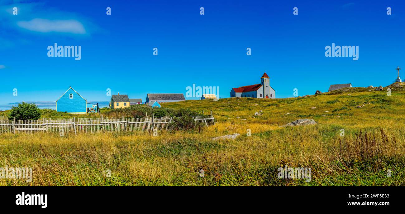 Ile aux marins, archipel français de Saint Pierre Miqueleon, Terre-Neuve, Canada Banque D'Images