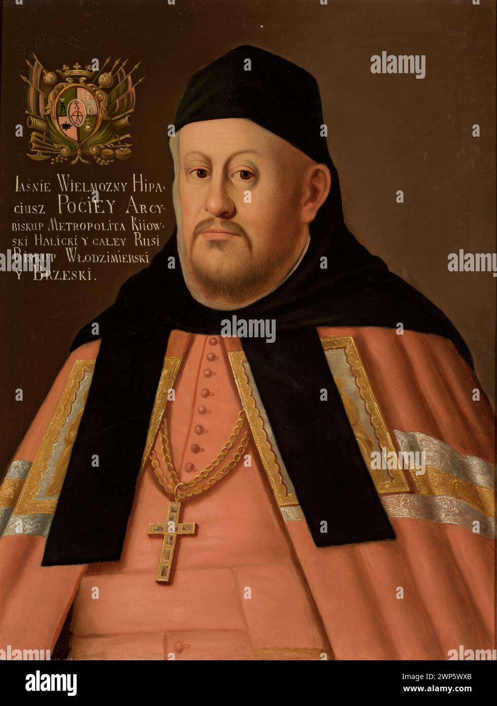 Collection de la famille Potoccy de Krzeszowice, documentant des œuvres d'art familiales, des portraits et des objets historiques. Banque D'Images