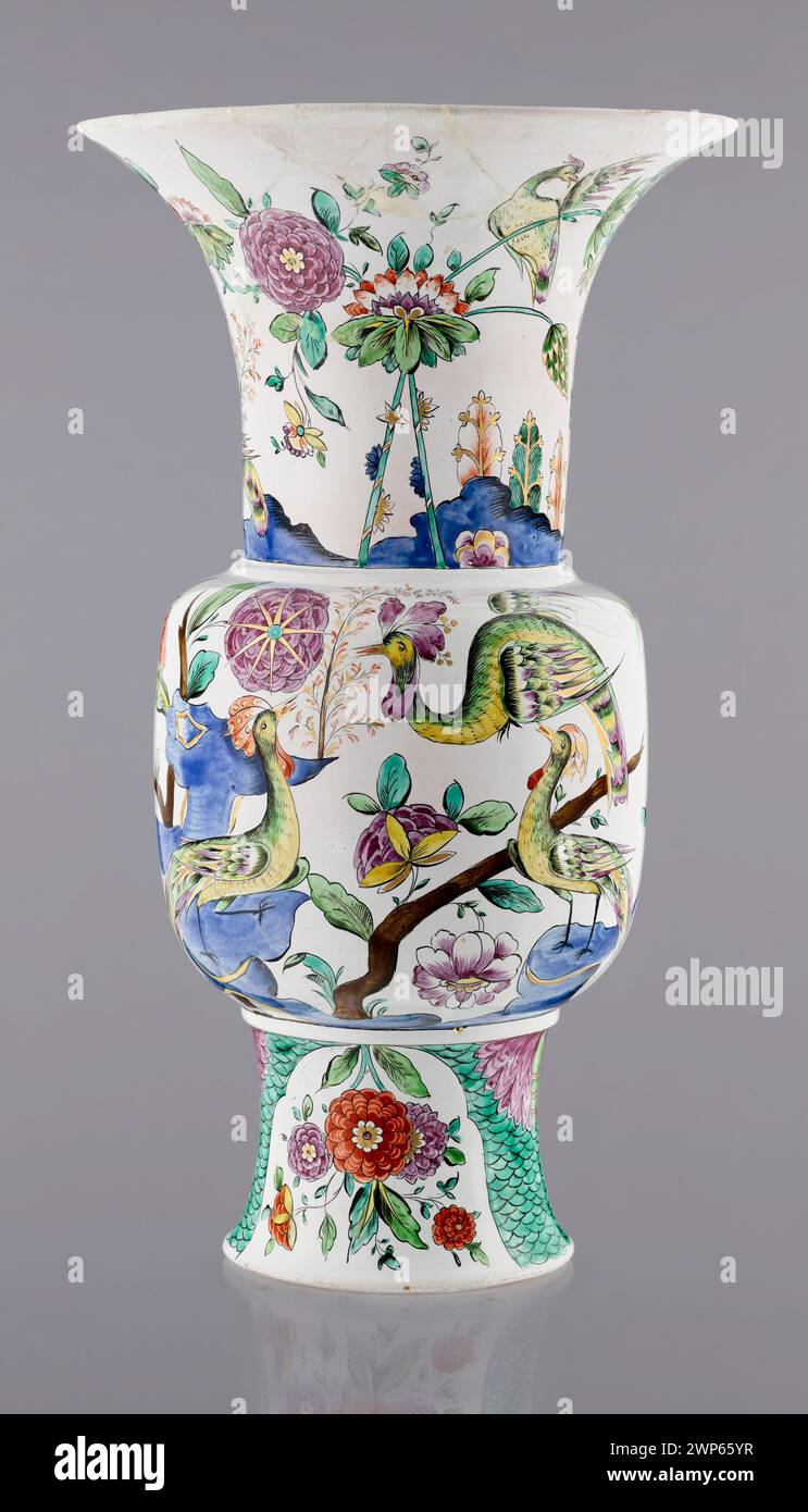Vase de type TSUN ; Bielino (Manufaktura Fajansu ; 1779-1800), Wolff, Karol (fl. CA 1800) ; 1780-1795 (1780-00-00-1795-00-00); Banque D'Images