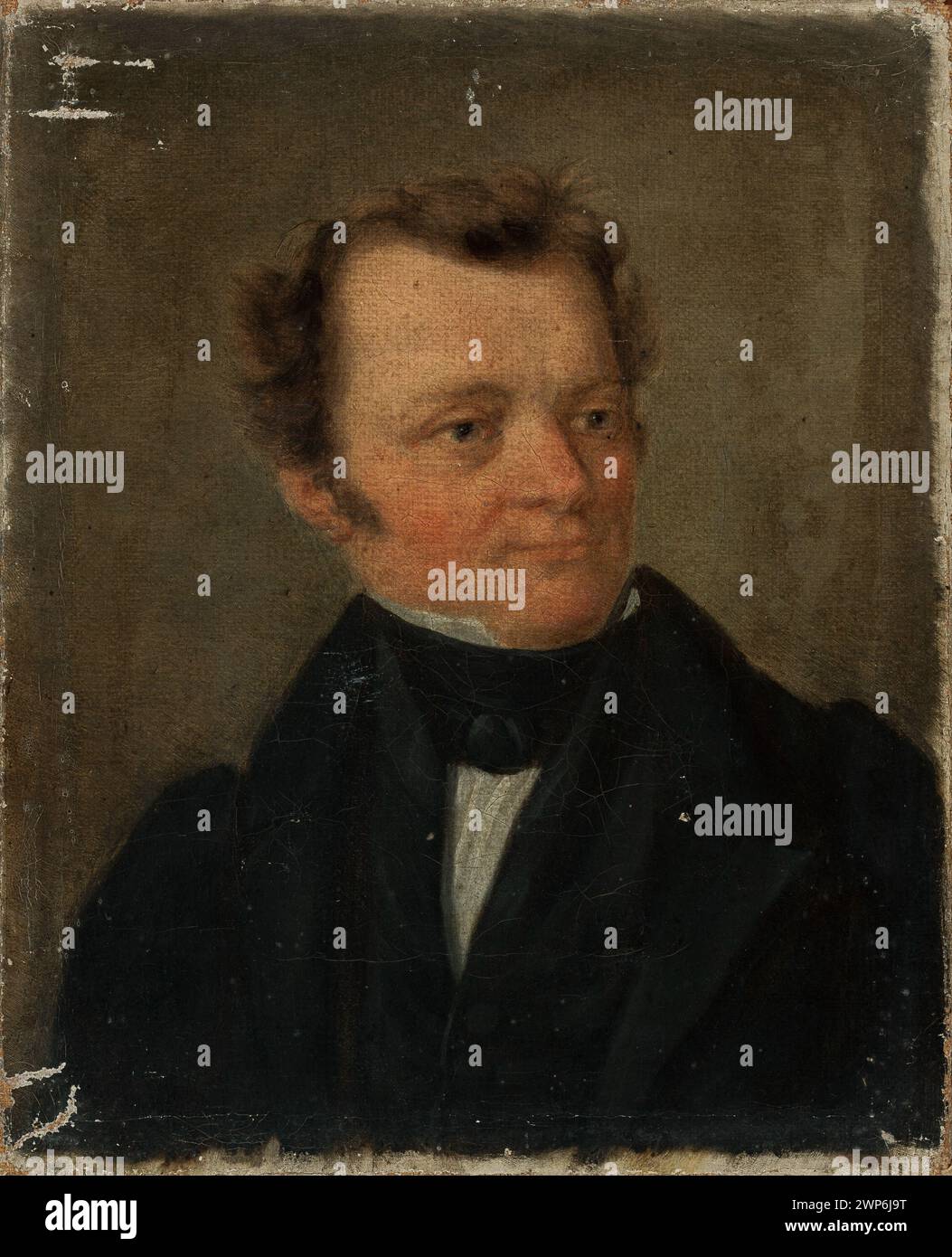 Portrait des trzci, et du Sejm 1831 ; peintre polonais inconnu ; vers 1810. 1831 (1810-00-00-1831-00-00);Musée national polonais (Rapperswil - 1870-1927) - collections, Musée de l'armée polonaise (Varsovie - 1920-) - collection, Biedermeier (style), Portraits d'hommes, Portraits à Bwiegi Banque D'Images