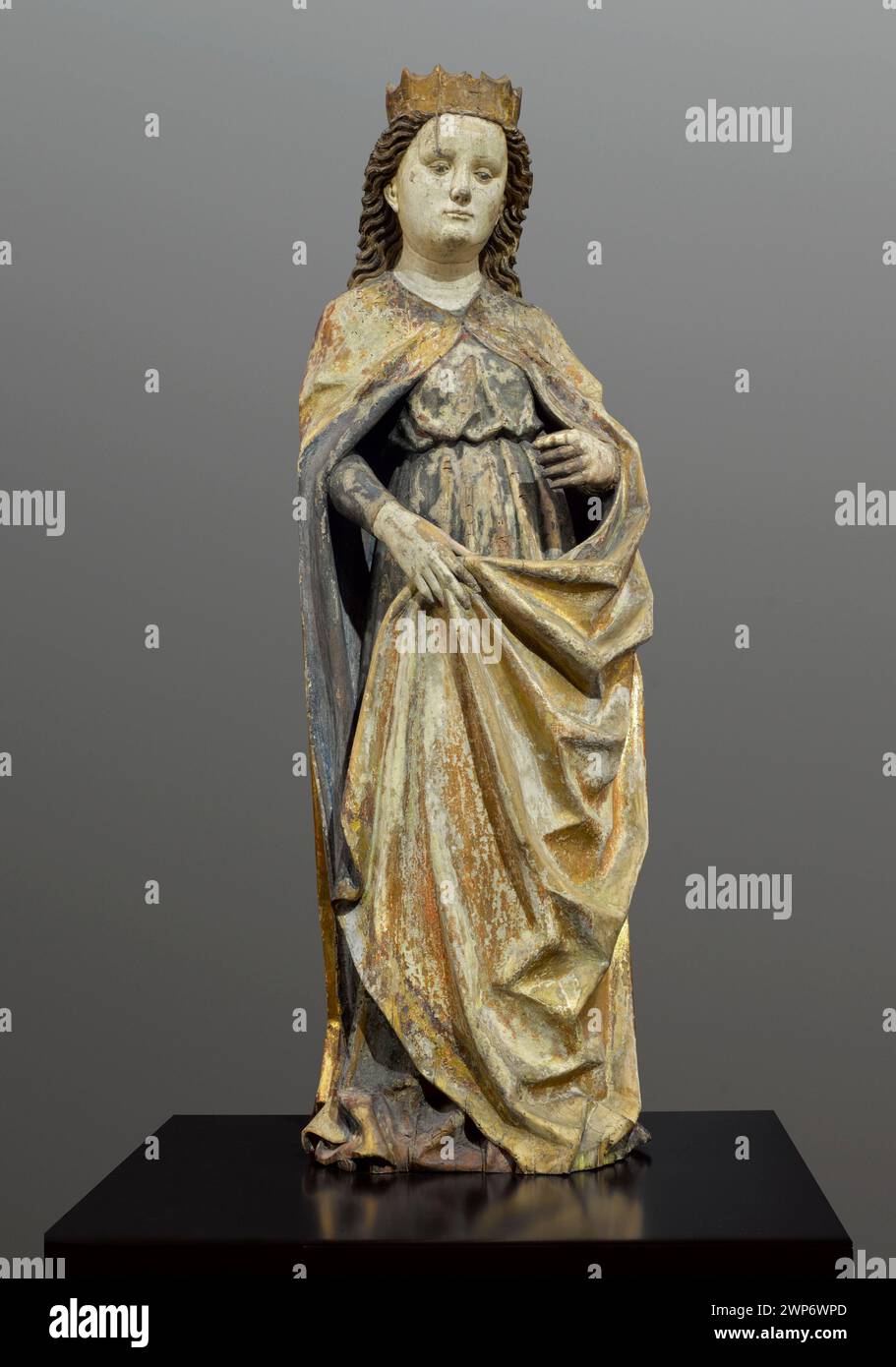 Figure d'un inconnu (dans Mary Magdalena) ; Multtscher, Hans (CA 1400-1467) ; approx. 1450 (1450-00-00-1500-00-00) ; Mary Magdalena (Sainte), Multtscher Hans, dépôt - terminé - Łódź - Musée d'Art, Art médiéval Banque D'Images