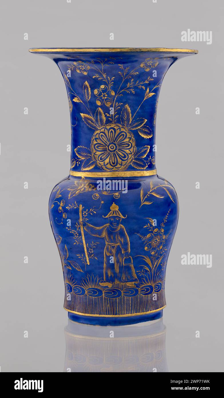 Vase ; Bielino (Manufaktura Fajansu ; 1779-1800), Wolff, Karol (fl. CA 1800) ; fin du XVIIIe siècle (1795-00-00-1800-00-00); Banque D'Images
