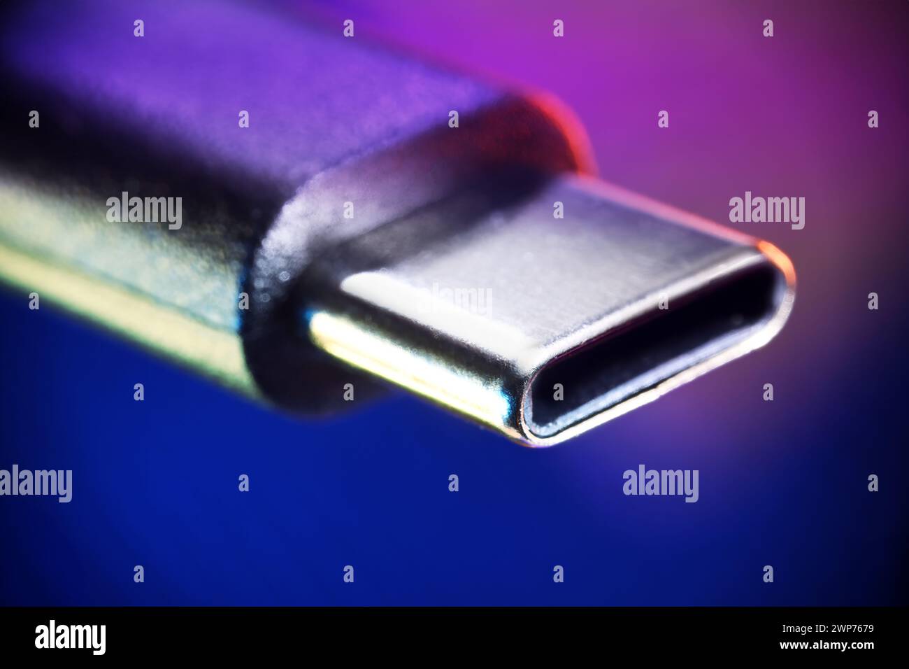 USB-C-Stecker, USB-C als Standardladeanschluss in der eu Banque D'Images