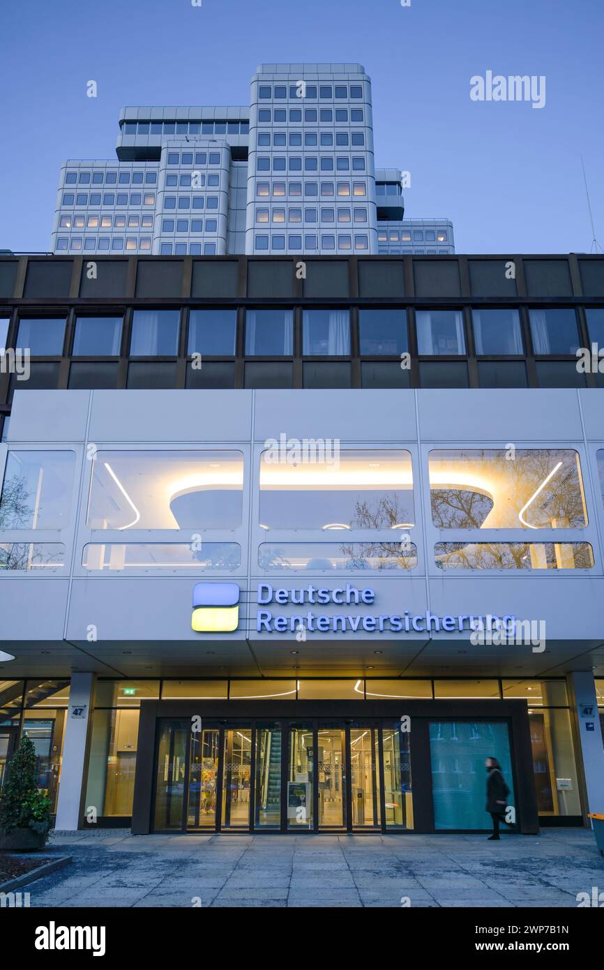 Deutsche Rentenversicherung, Hohenzollerndamm, Wilmersdorf, Berlin, Deutschland Banque D'Images