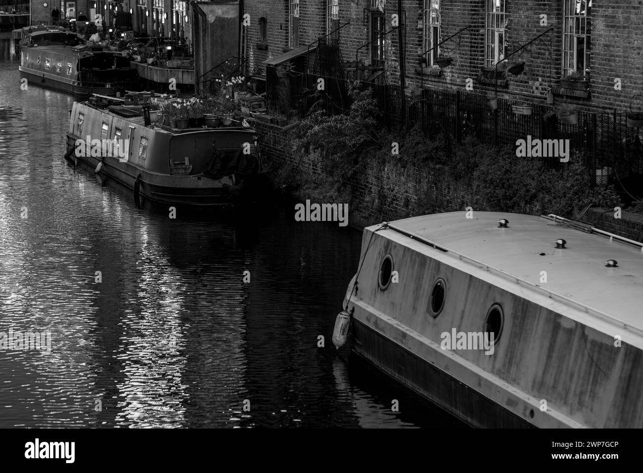 Londres le long du Regent's canal Banque D'Images