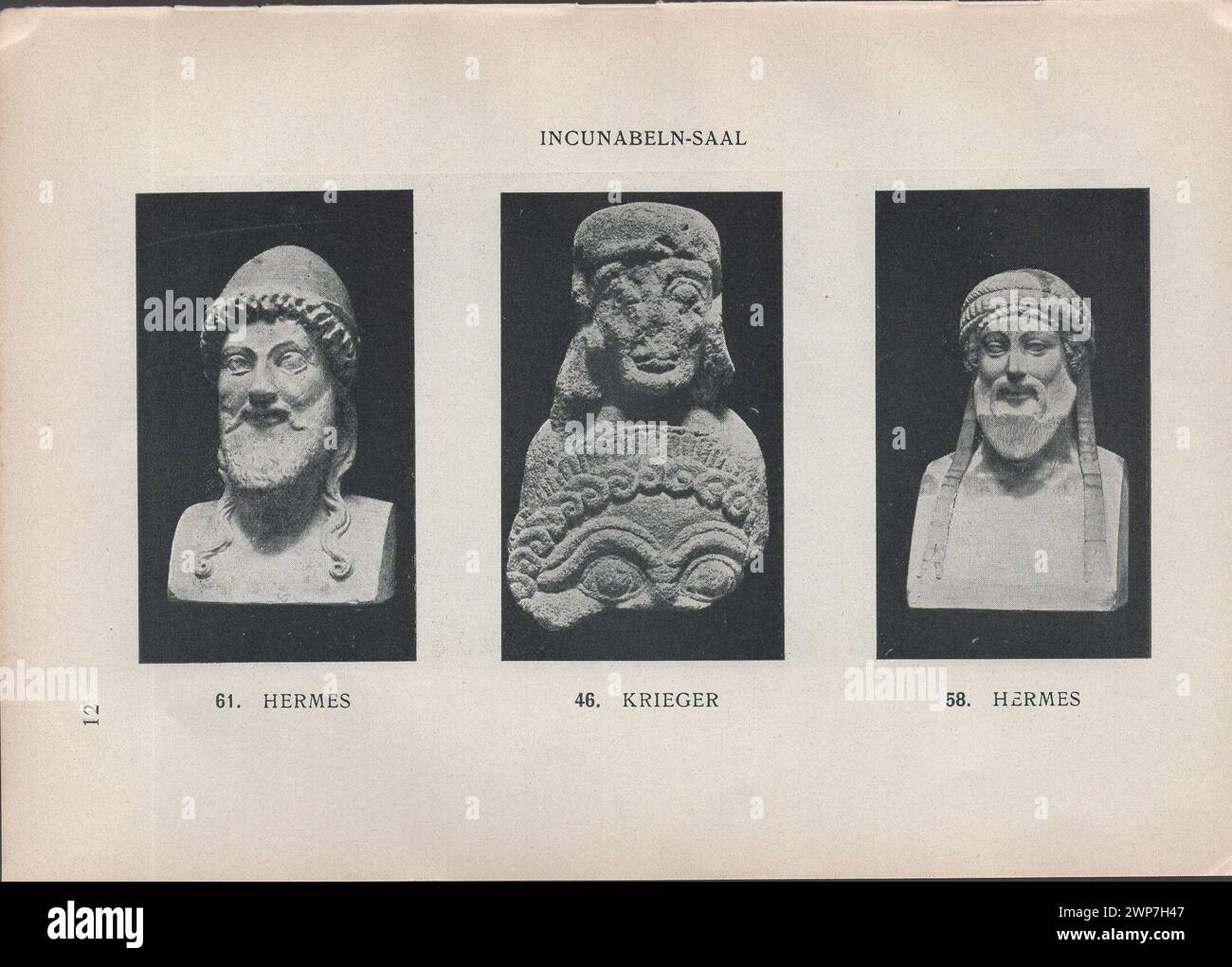 Adolf Furtwängler : Glyptothek 1907 / Illustrierter Katalog der Glyptothek König Ludwig's I. zu München / Kastner & Callwey, 1907 / catalogue illustré de la Glyptothèque du roi Louis Ier à Munich à 1907 / incunabeln saal - salle incunabula / Hermès - buste Hermès antique - statue Hermès antique - buste Hermès antique Glyptothek - statue Hermès antique Glyptothek - membre des douze Olympiens & Krieger - guerrier - buste de guerrier antique - statue de guerrier antique - buste de guerrier antique - statue de guerrier antique - statue de guerrier antique Glyptothek - buste de guerrier antique Glyptothek Banque D'Images