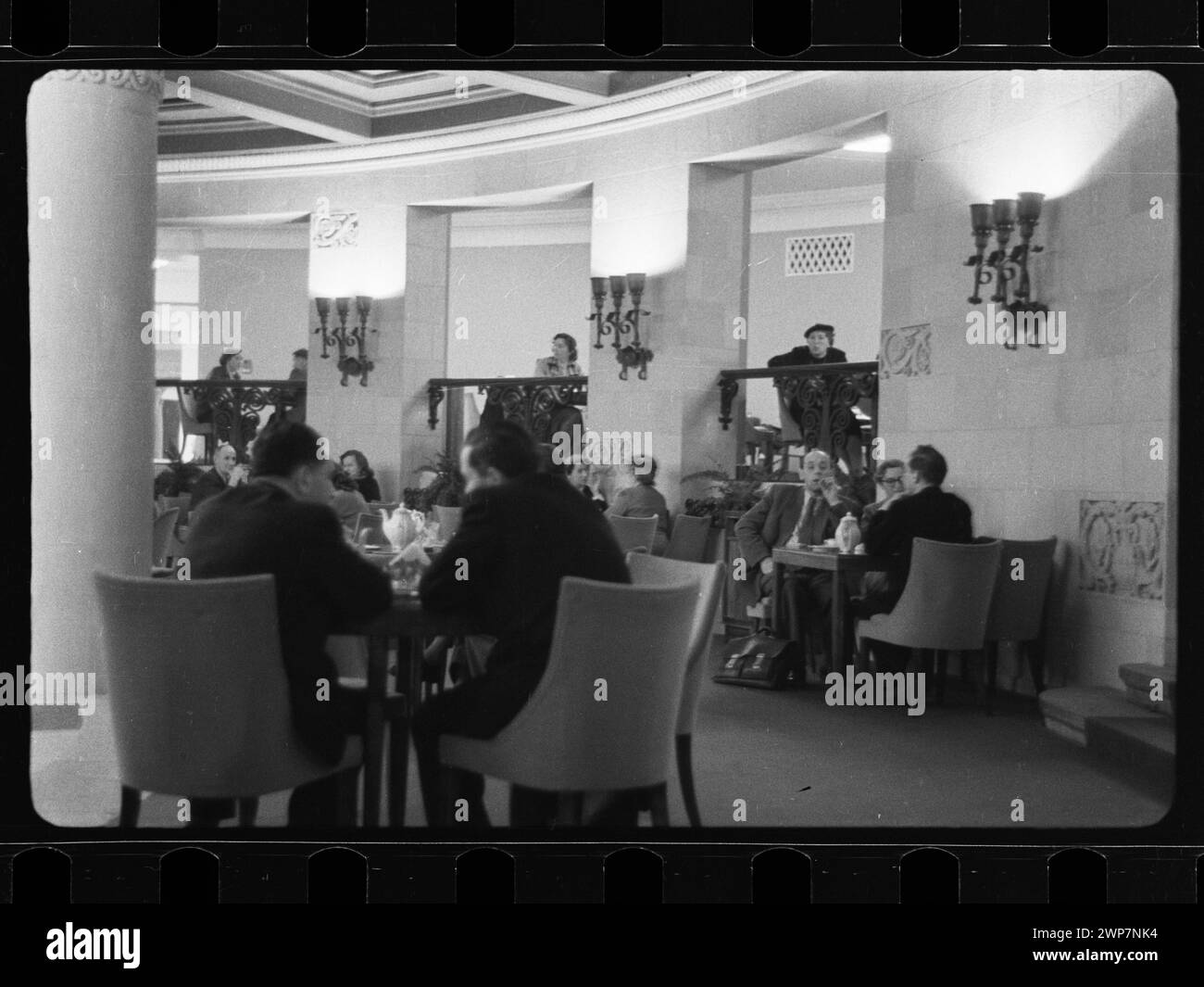 Varsovie. Dans la cafétéria ; Pra vers 1955 1965 (1955-00-00-1969-00-00); Banque D'Images