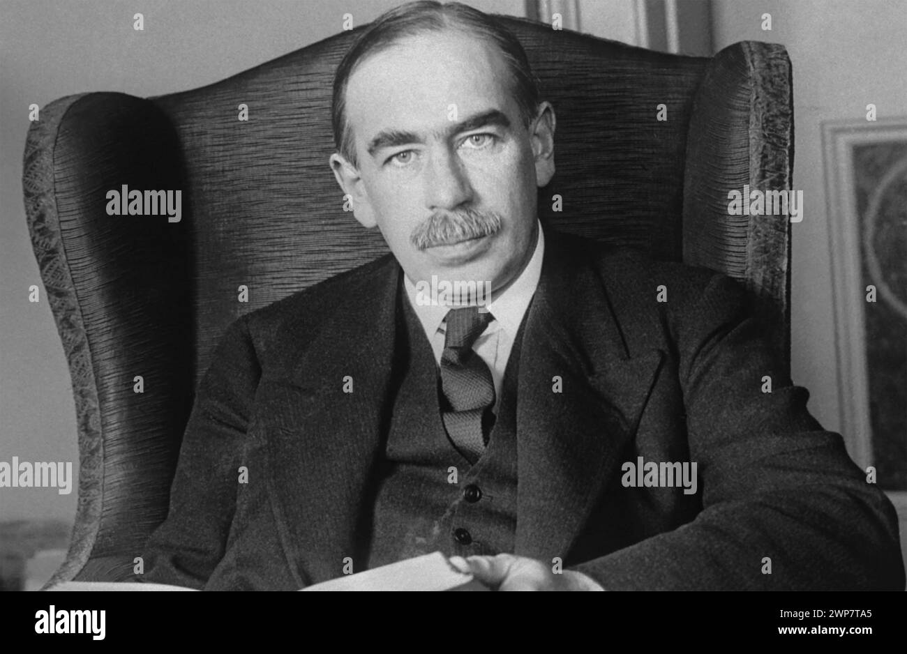 JOHN MAYNARD KEYNES (1883-1946) économiste anglais vers 1930 Banque D'Images