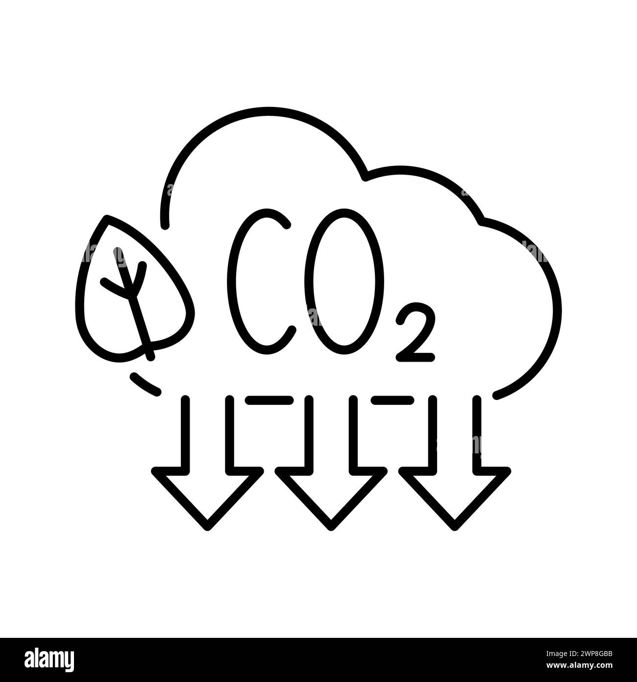 Icône plate couleur de réduction des émissions de dioxyde de carbone. Respectueux de l'environnement. Zéro empreinte carbone Illustration de Vecteur Icône plate couleur de réduction des émissions de dioxyde de carbone. Respectueux de l'environnement. Zéro empreinte carbone Illustration de Vecteur