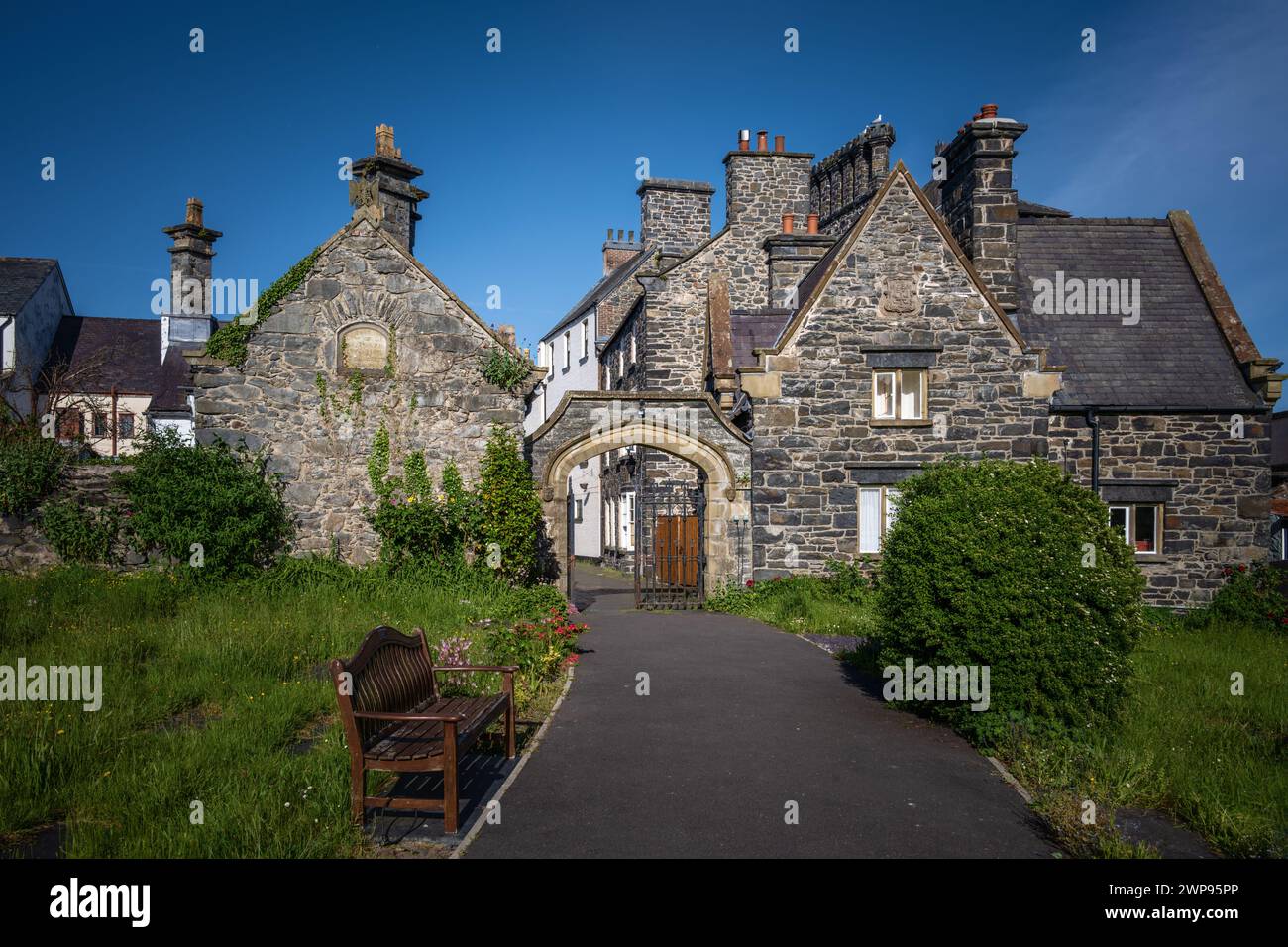 Stone Houses, Llanrwst, pays de Galles Banque D'Images