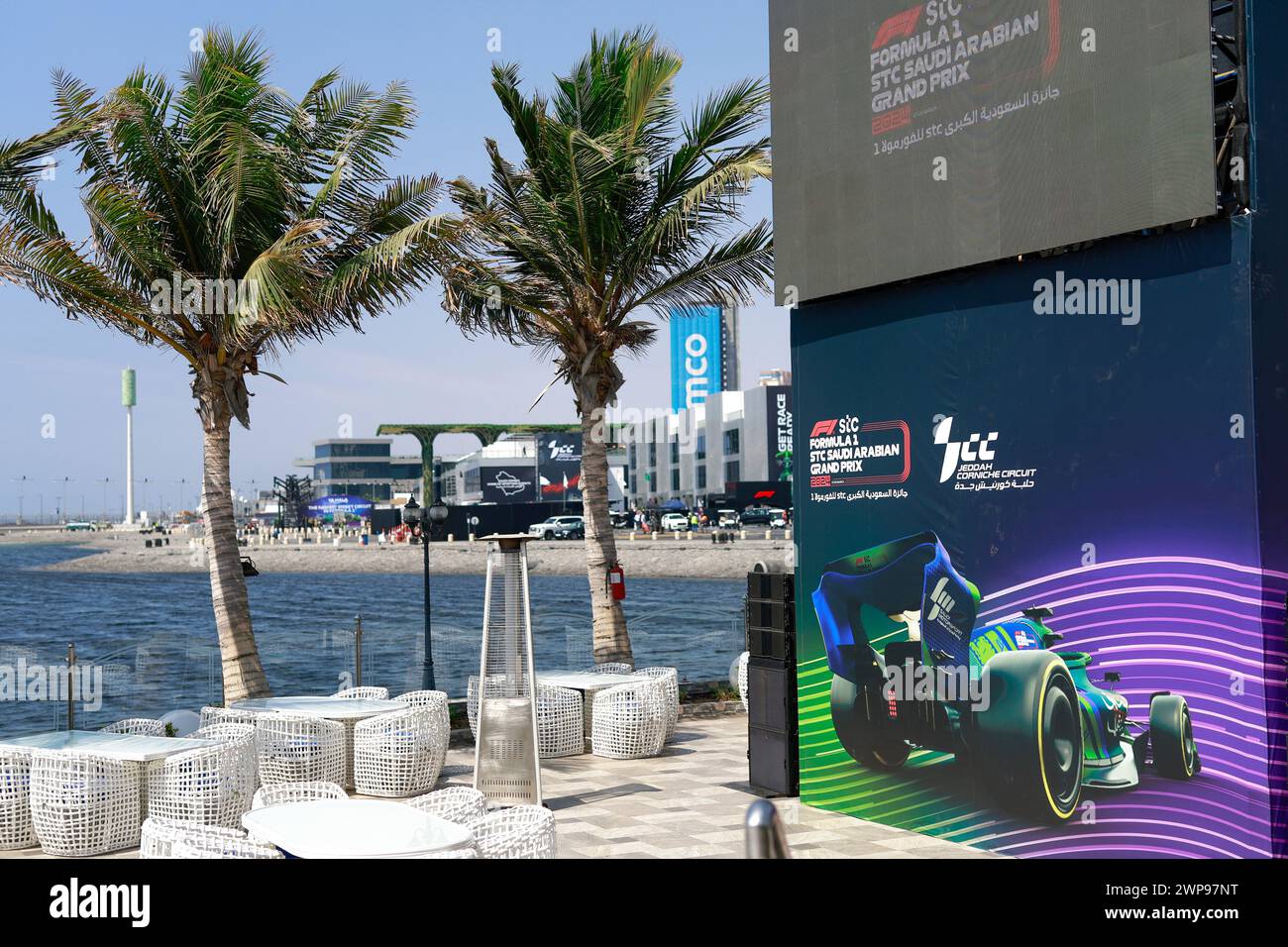 Djeddah, Arabie Saoudite. 6 mars 2024. Track impression, Grand Prix F1 d'Arabie Saoudite au Jeddah Corniche circuit le 6 mars 2024 à Djeddah, Arabie Saoudite. (Photo de HOCH Zwei) crédit : dpa/Alamy Live News Banque D'Images