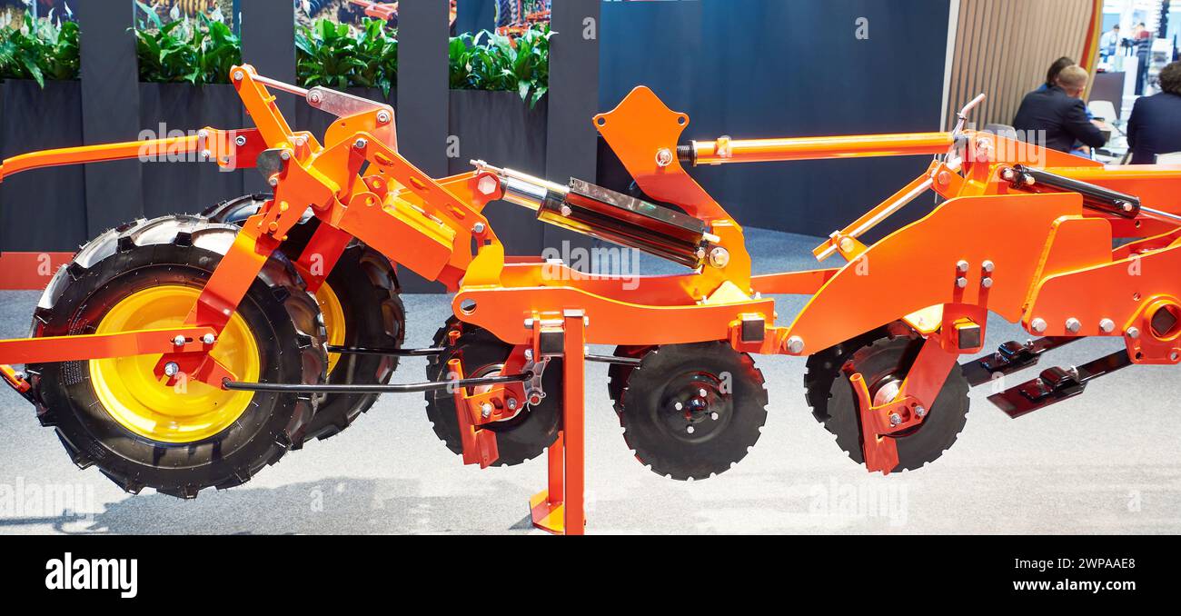 Semoirs à l'exposition agricole Banque D'Images