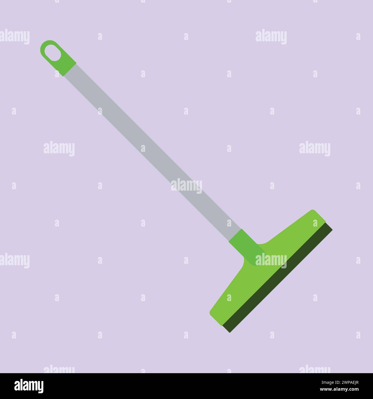 Icône d'illustration d'essuie-glace de nettoyage en caoutchouc long vecteur d'essuie-glace de nettoyage de maison Illustration de Vecteur