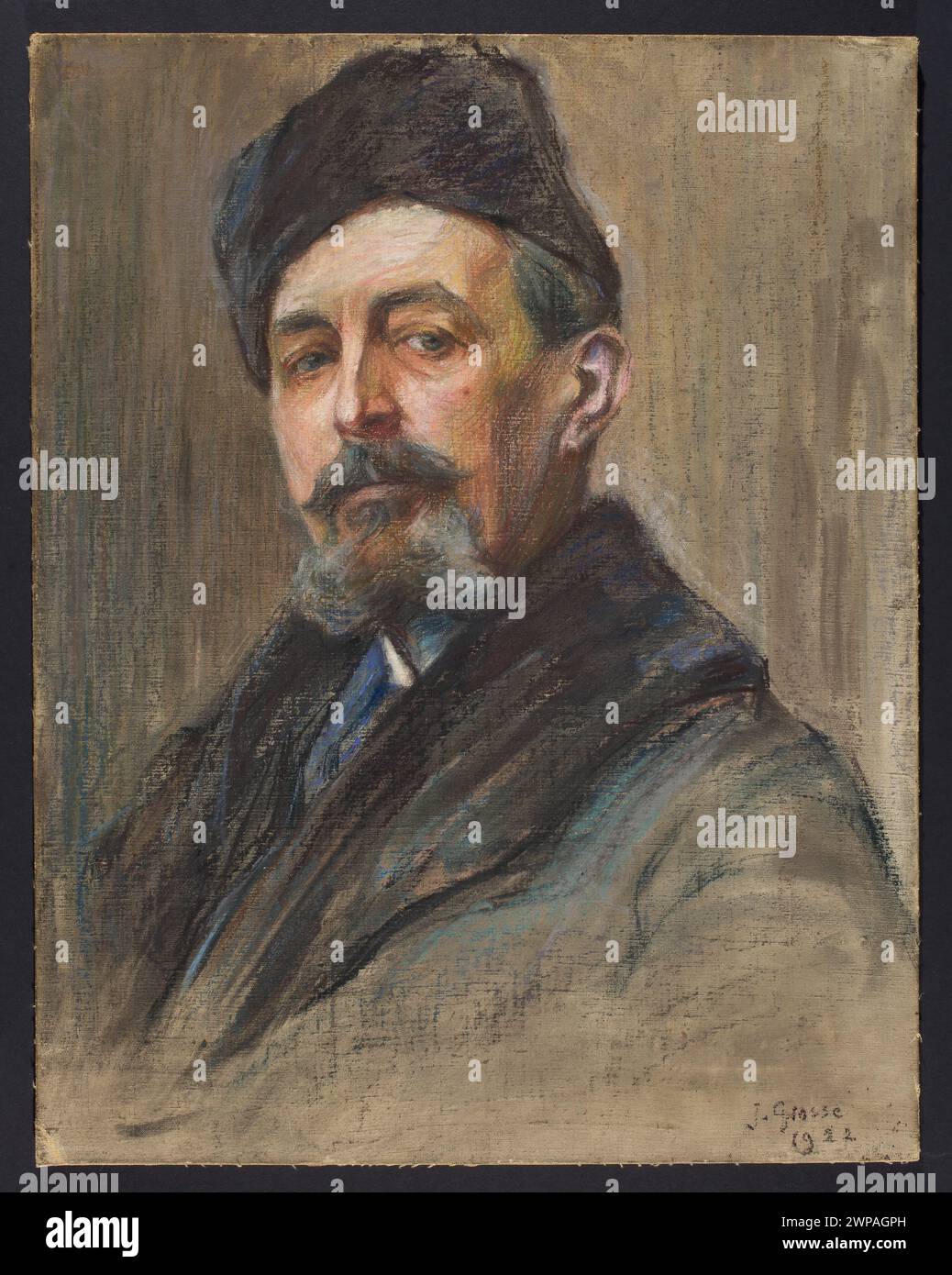 Portrait du Dr. Harajewicz's Ads ; grosse, Juliusz Jakub (1861-1933) ; 1922 (1922-00-00-1922-00-00) ; Harajewicz, Władysław (1860-1924), Harajewicz, Władysław (1860-1924)-iconography, Rawicz-Dąbrowska, Irena, Rawicz-Dąbrowska, IRENA-collection, don (provenance), activistes sociaux, médecins, Pologne (culture), portraits , portraits d'hommes Banque D'Images