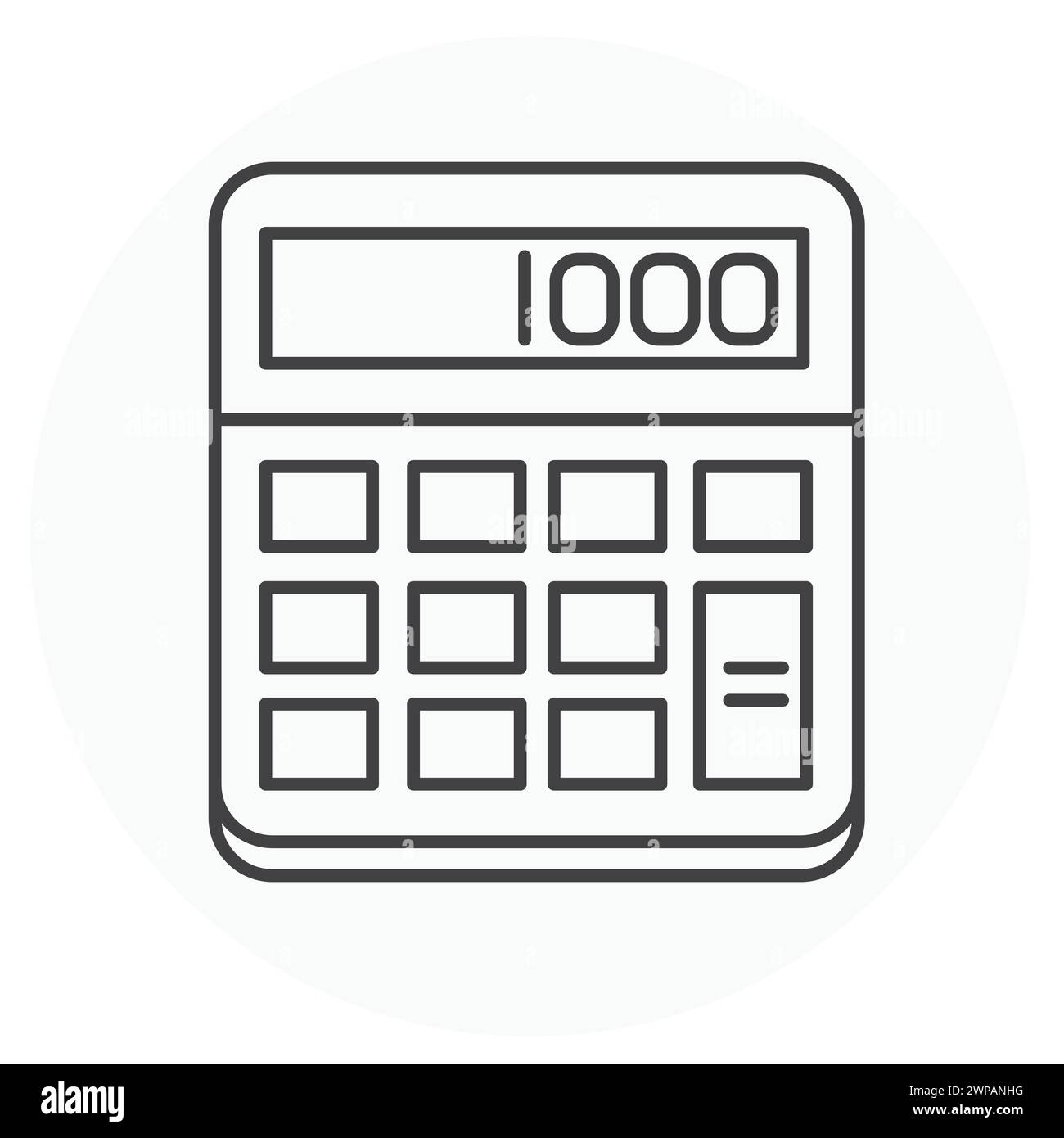 Calculatrice illustration vectorielle icône conception Illustration de Vecteur